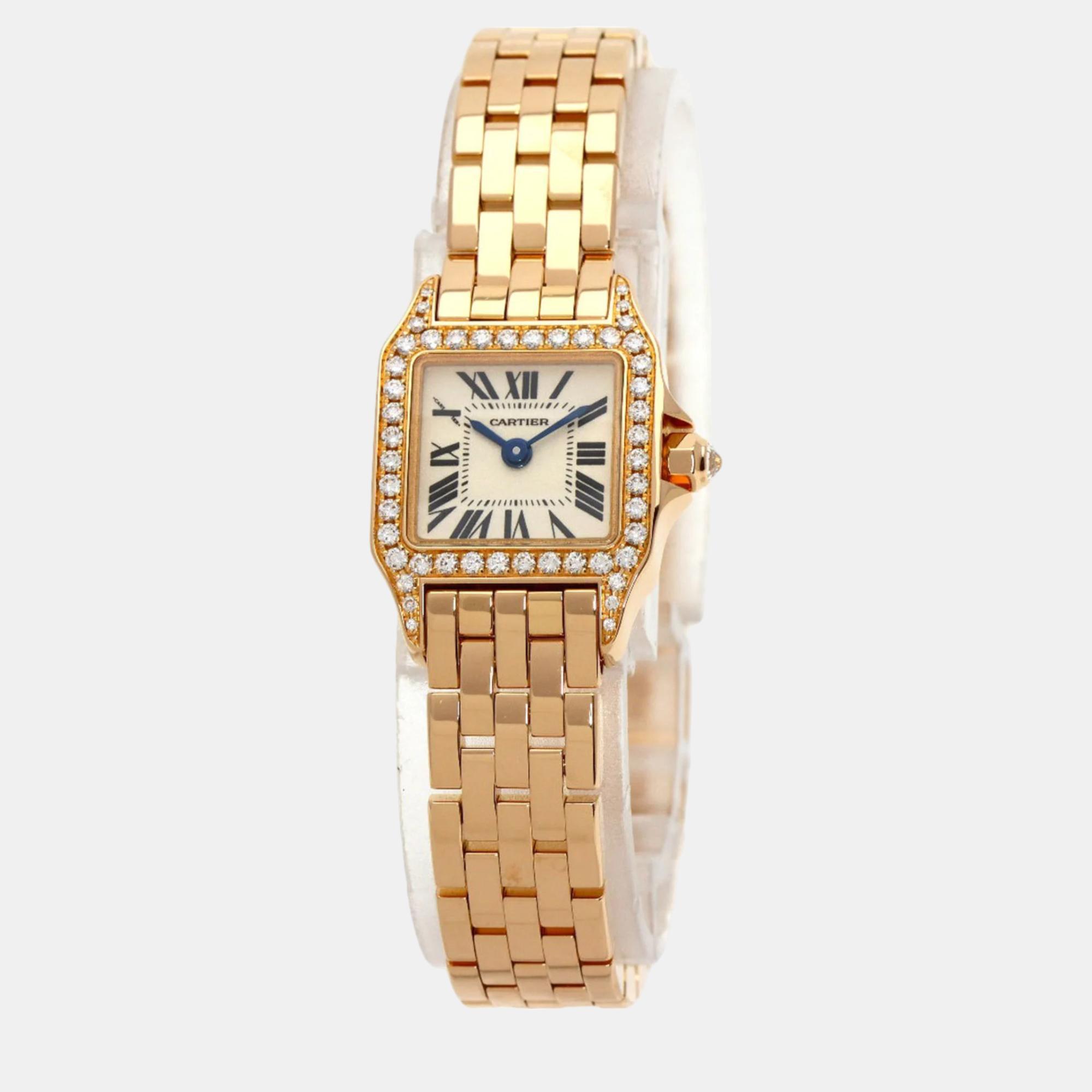 A meticulously crafted watch holds the promise of enduring appeal all day comfort and investment value. Carefully assembled and finished to stand out on your wrist this Cartier timepiece is a purchase you will cherish.