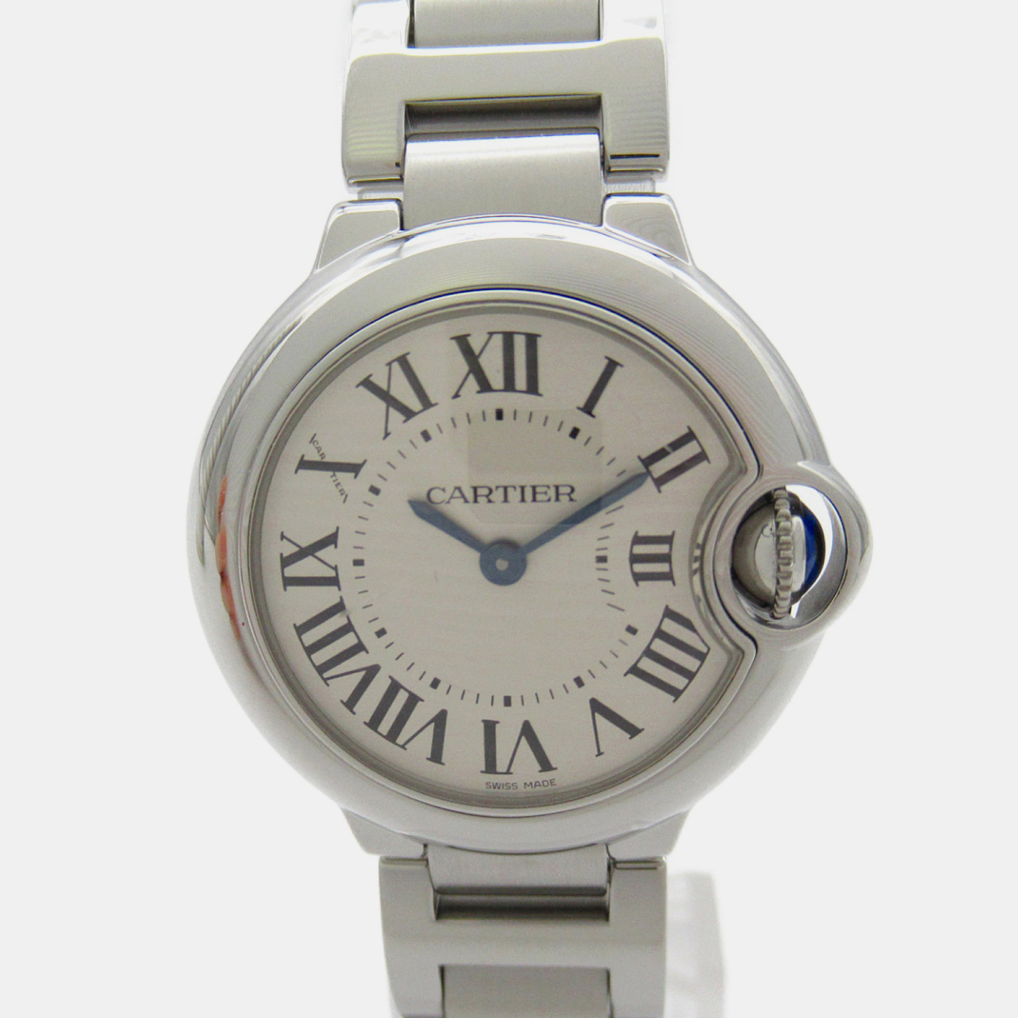 

Cartier Silver Stainless Steel W69010Z4 Women's Wristwatch 28 mm