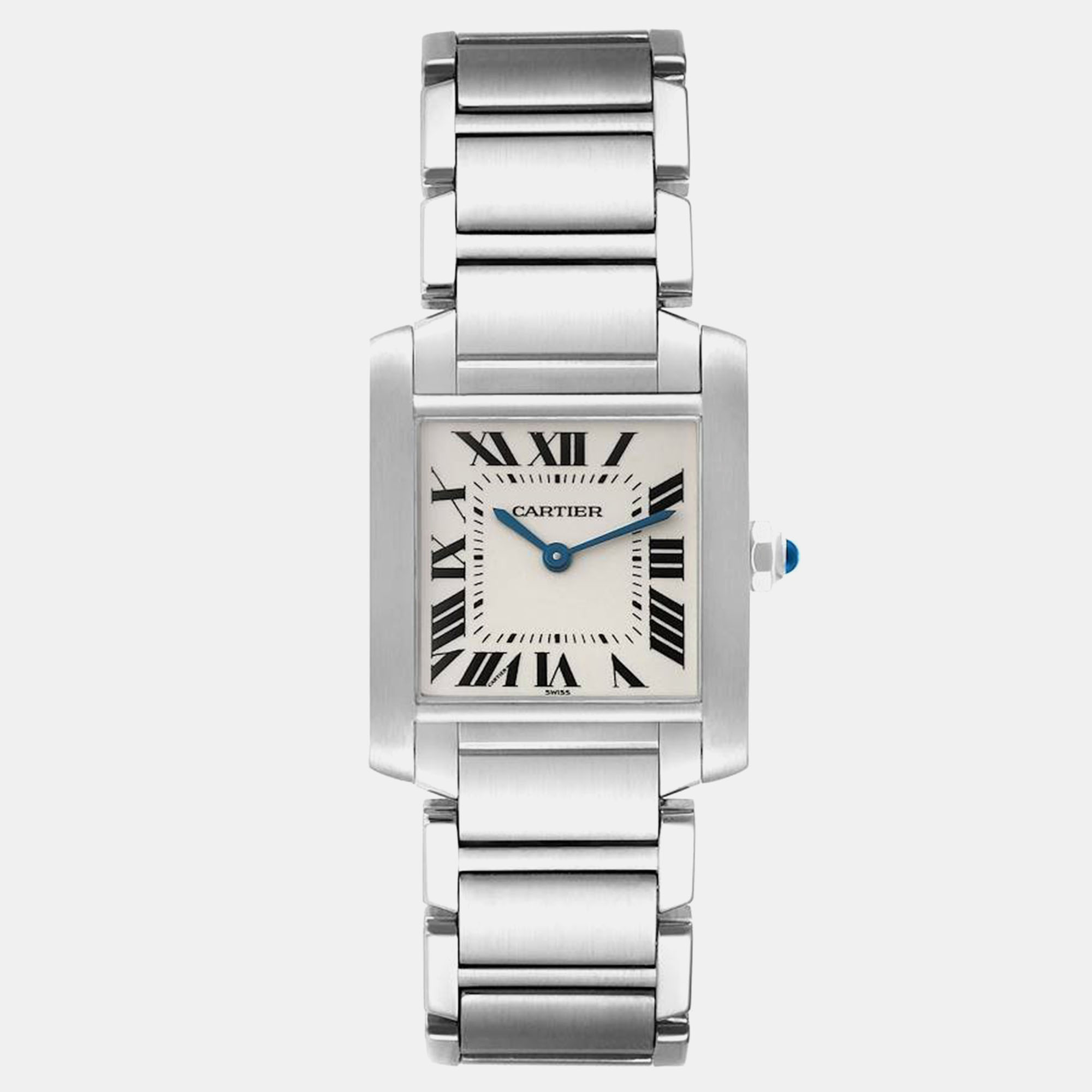 

Cartier Tank Francaise Midsize Steel Ladies Watch WSTA0005 25 x 30 mm, Silver