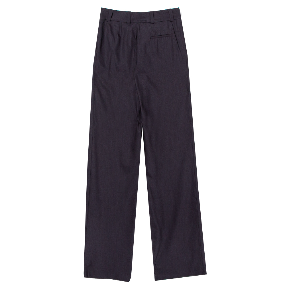 

Celine Brown Wool Wide Leg Trousers