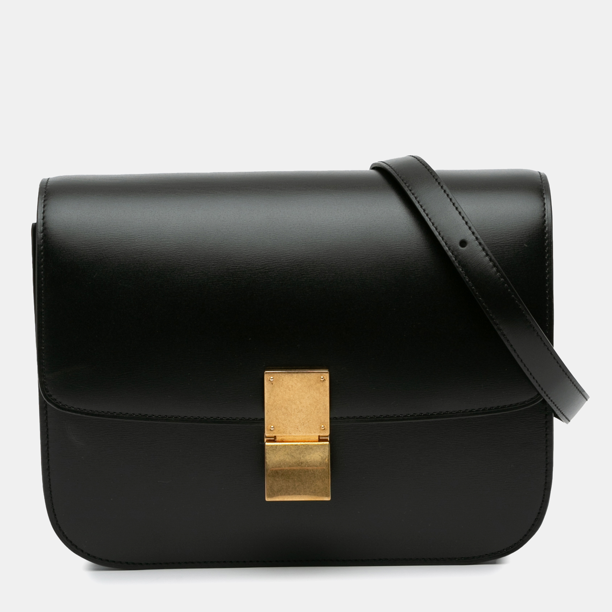 

CelineMedium Classic Box Bag, Black