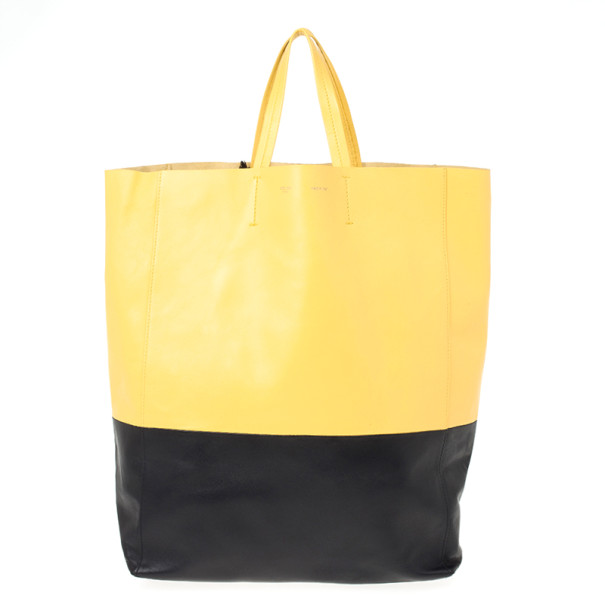 Celine Cabas Two Tone Tote