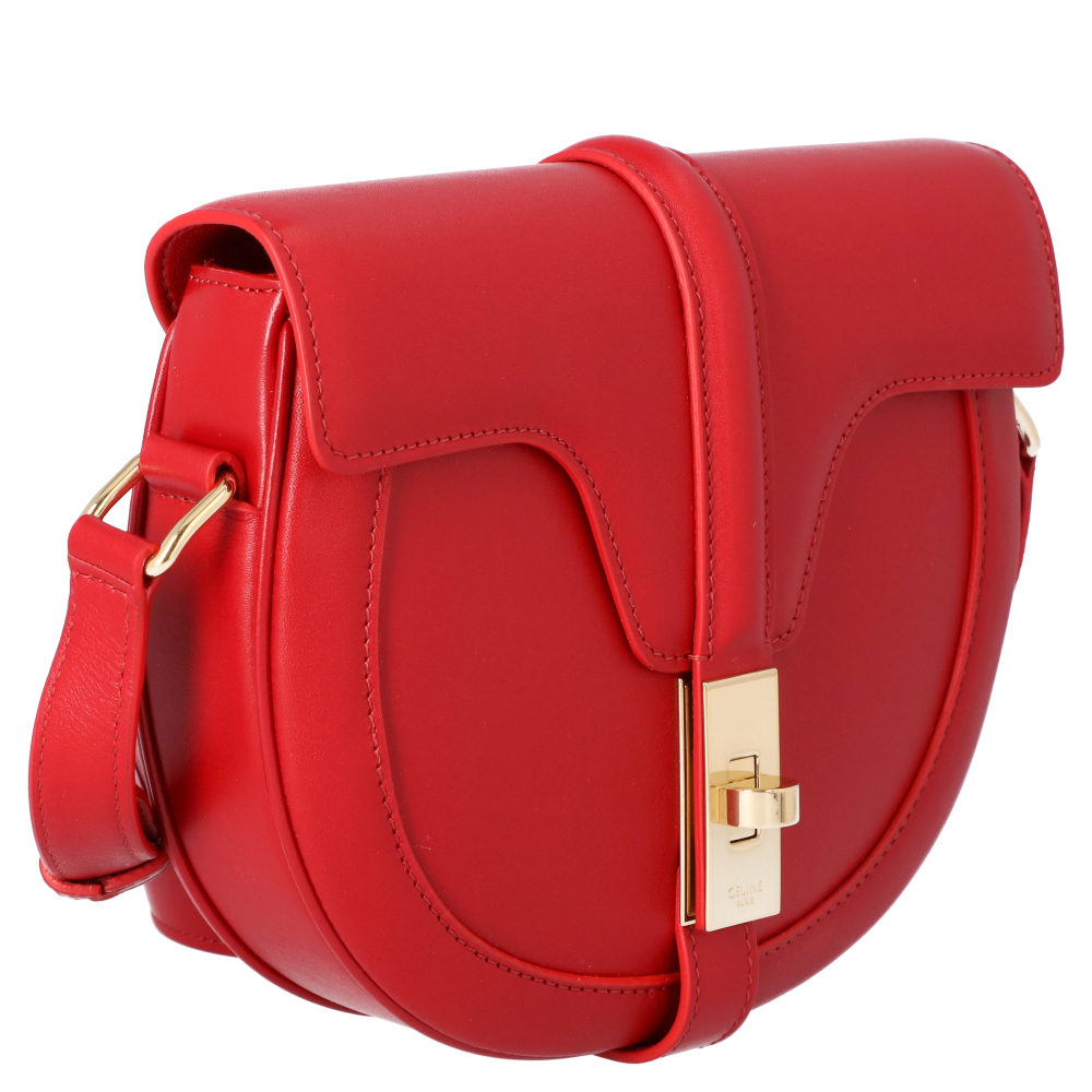 

Celine Red Calfskin Leather Small Besace 16 Bag