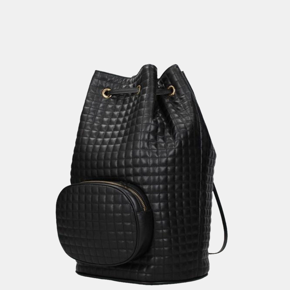 

Celine Black Leather Backpack