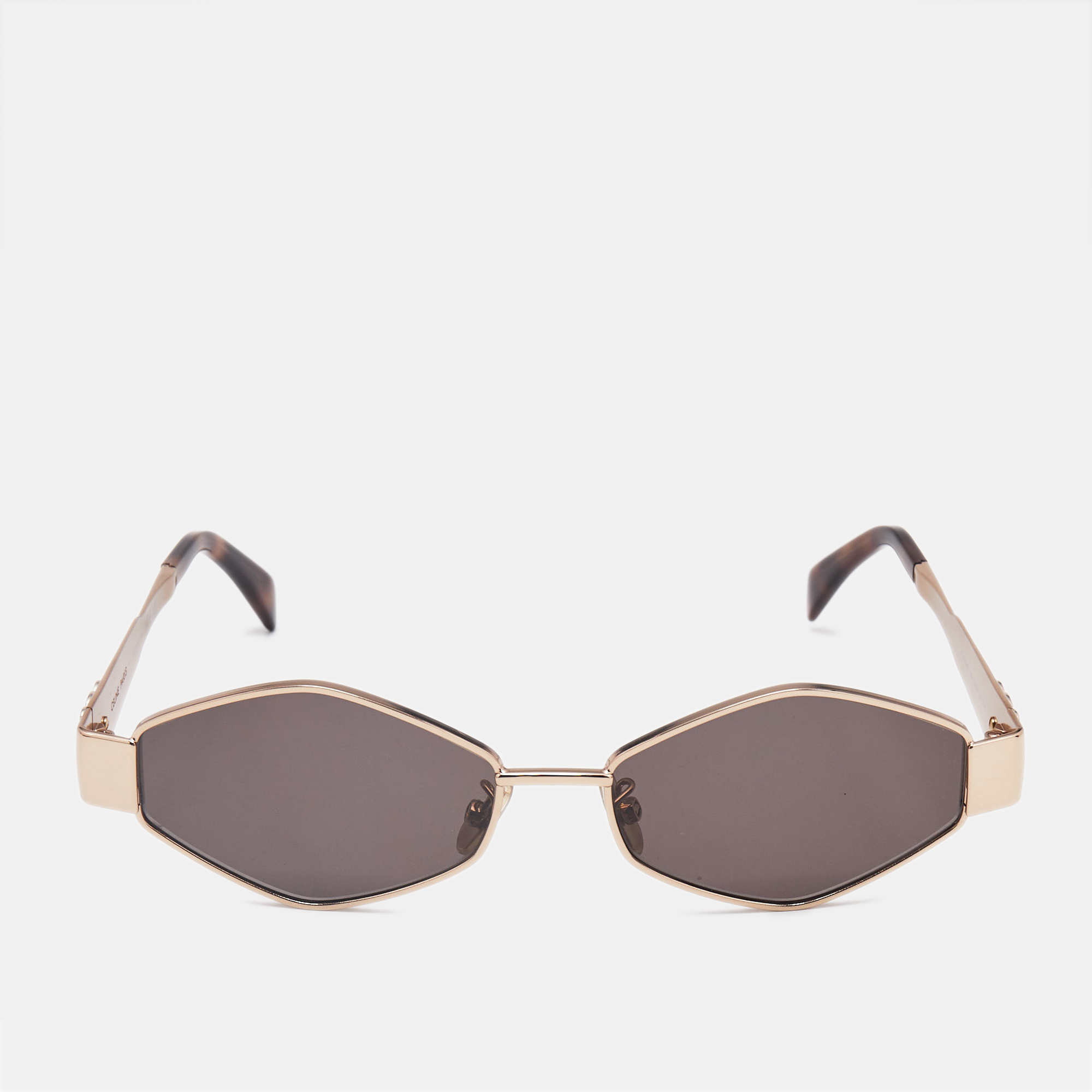 

Celine Grey/Gold CL40254U Triomphe Geometric Sunglasses