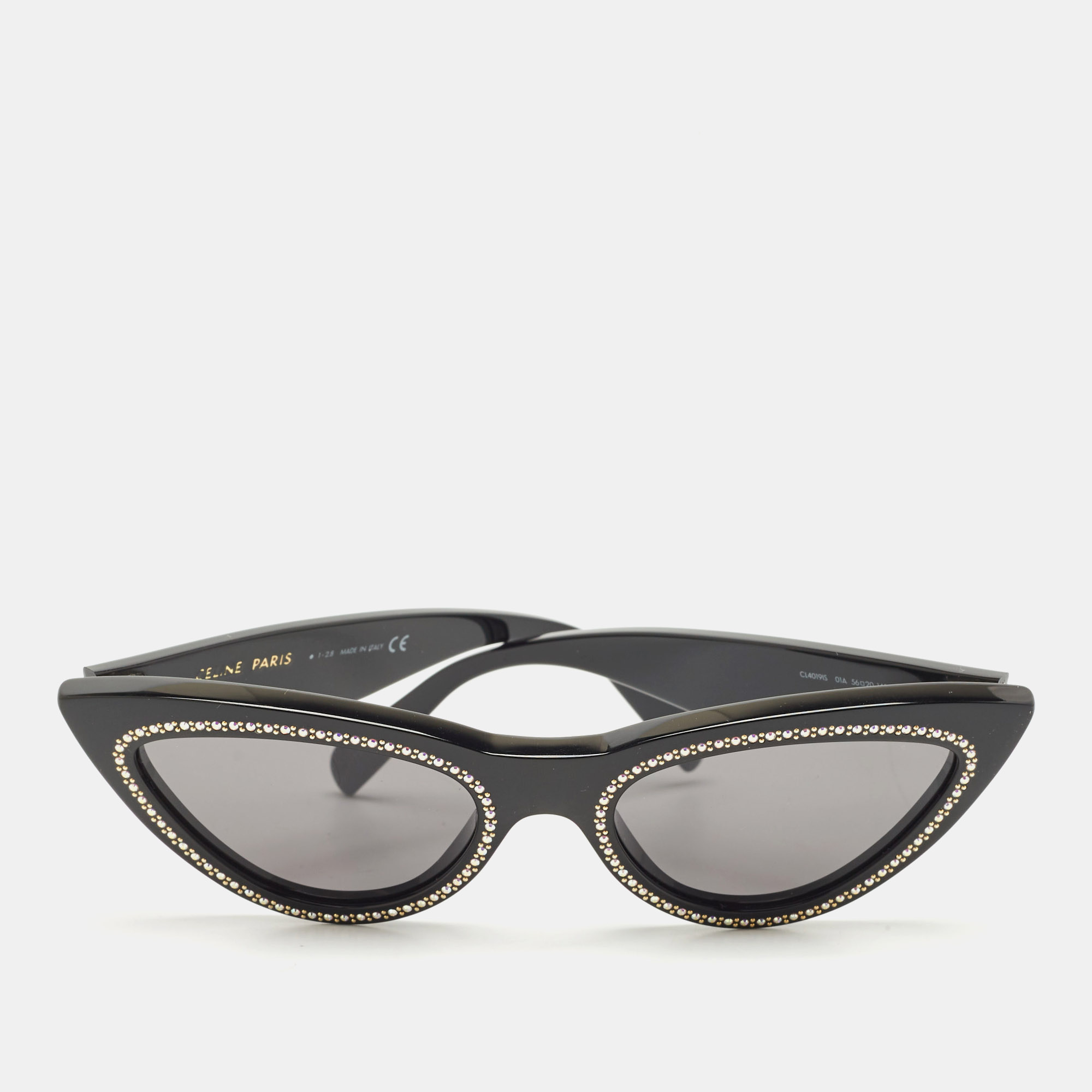 

Celine Black CL4019IS Crystals Cat Eye Sunglasses