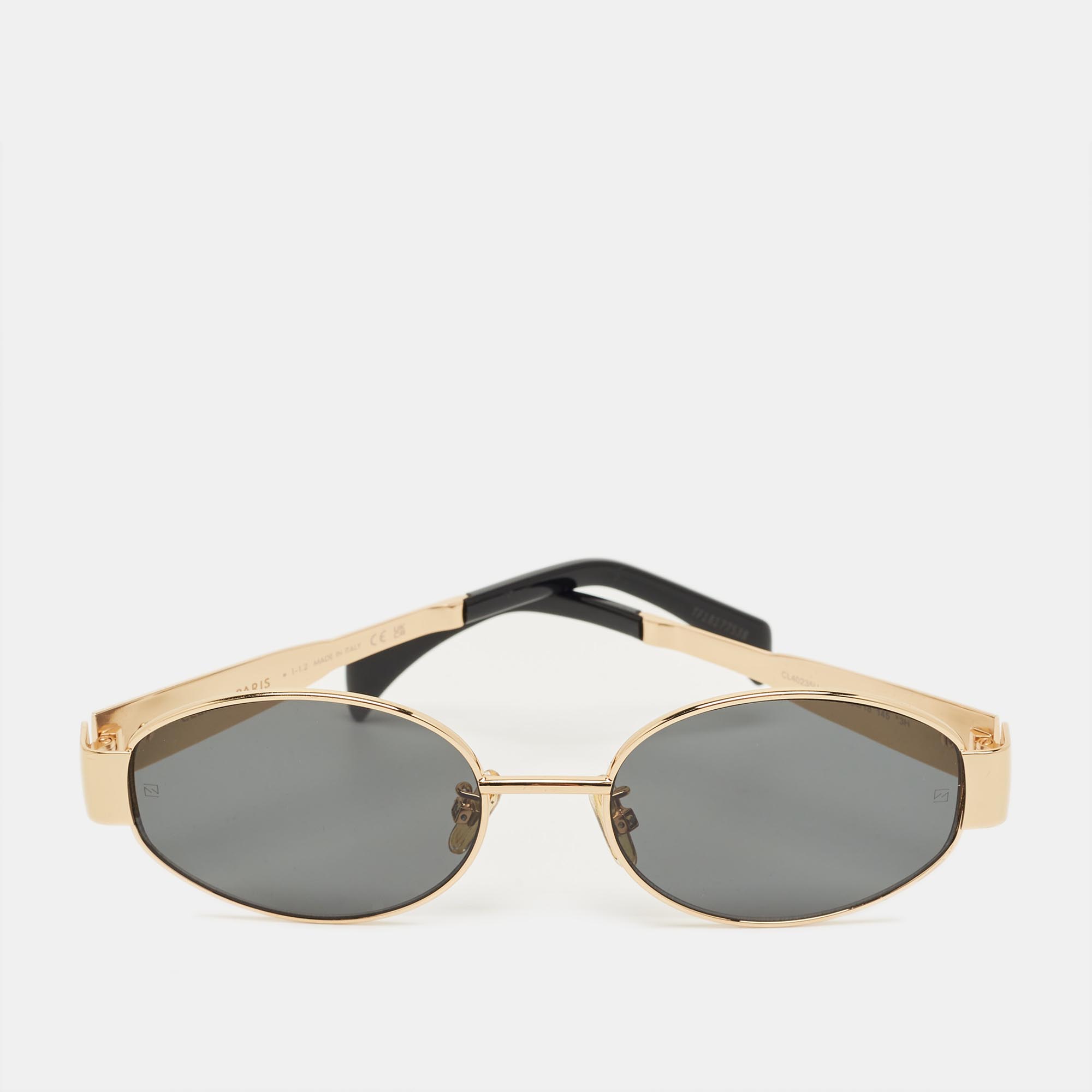 

Celine Black/Gold CL40235U Triomphe Oval Sunglasses