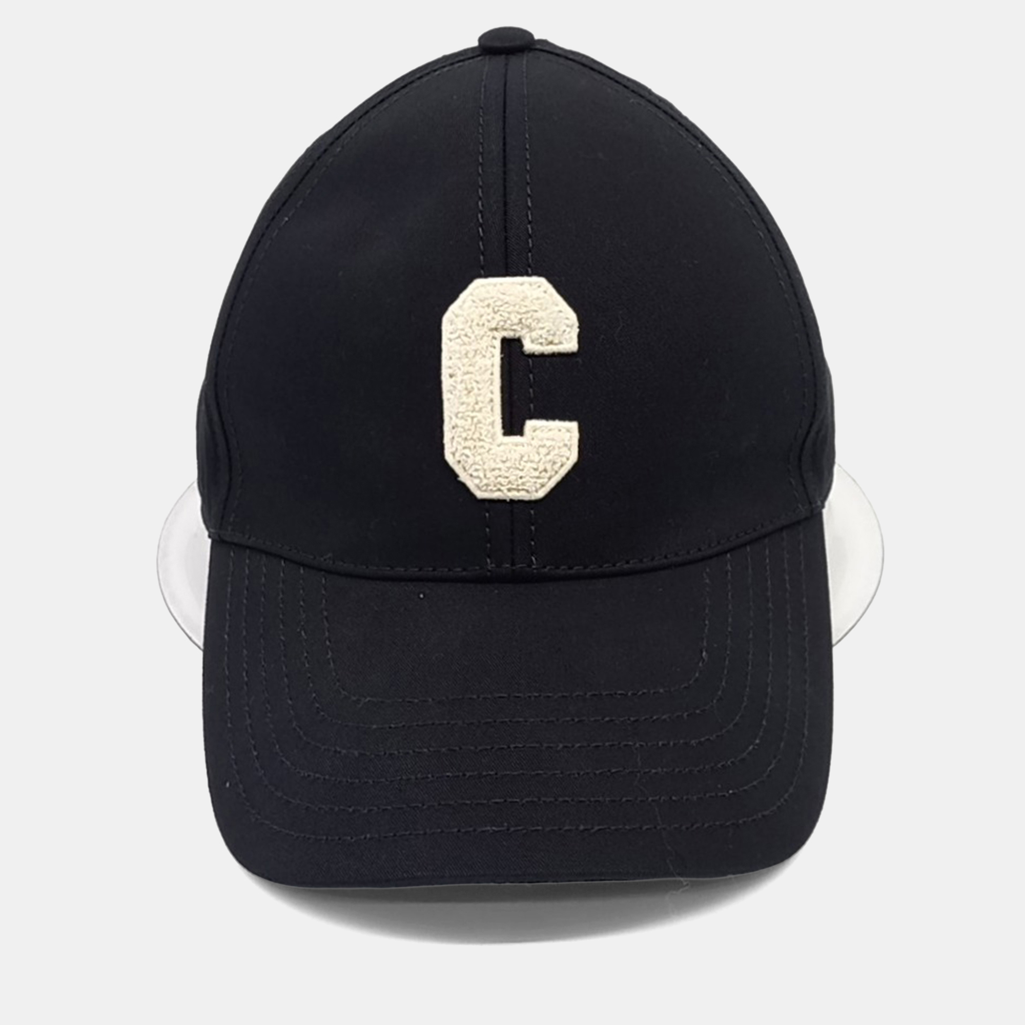 Pre-owned Celine Black Cotton Cap