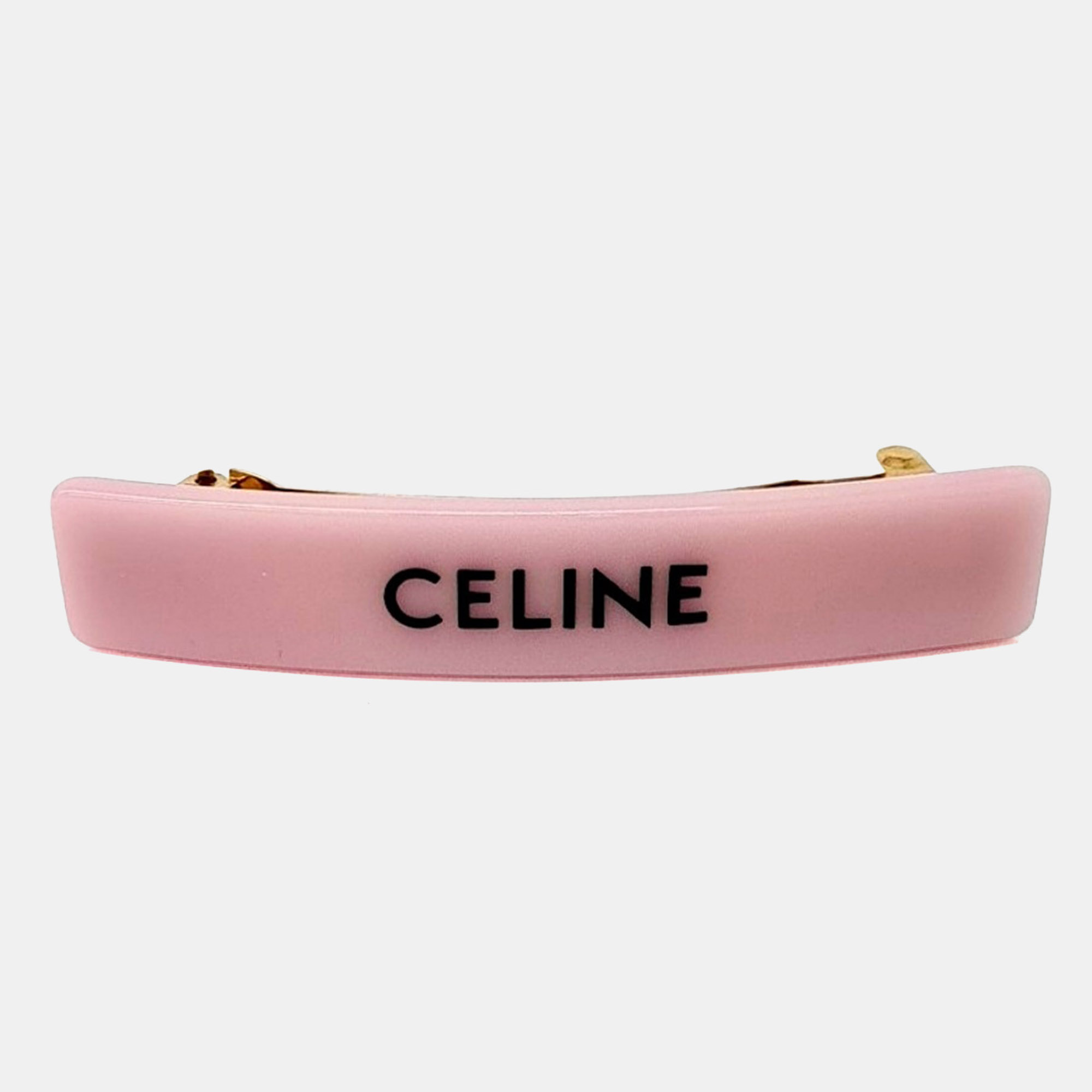 

Celine Logo Pink Hairpin