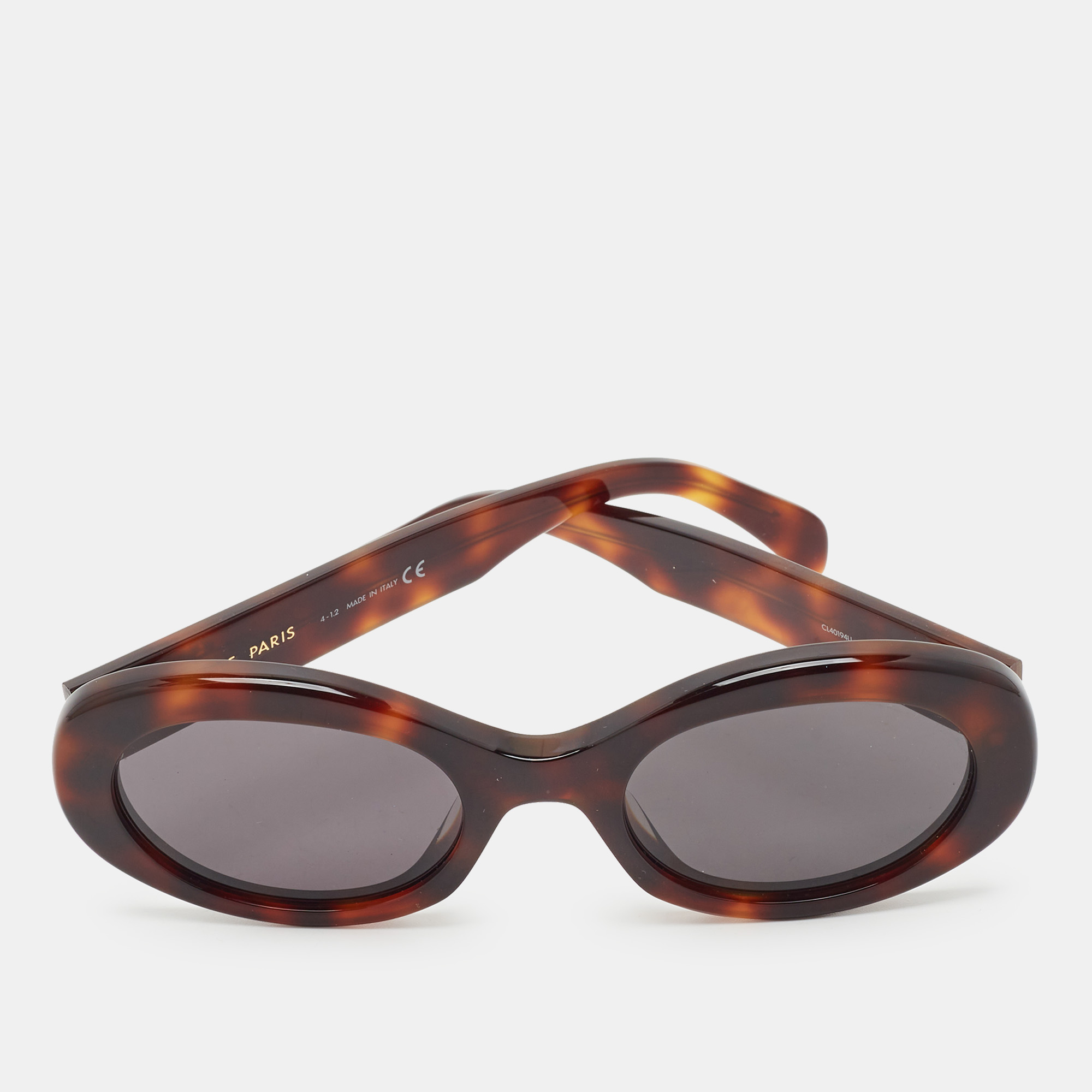 

Celine Tortoise Brown CL40194U Triomphe Oval Sunglasses
