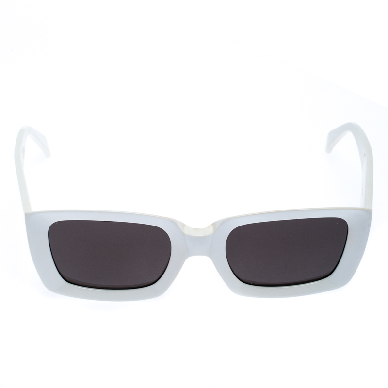 

Celine White/Black CL 41449/S Square Sunglasses