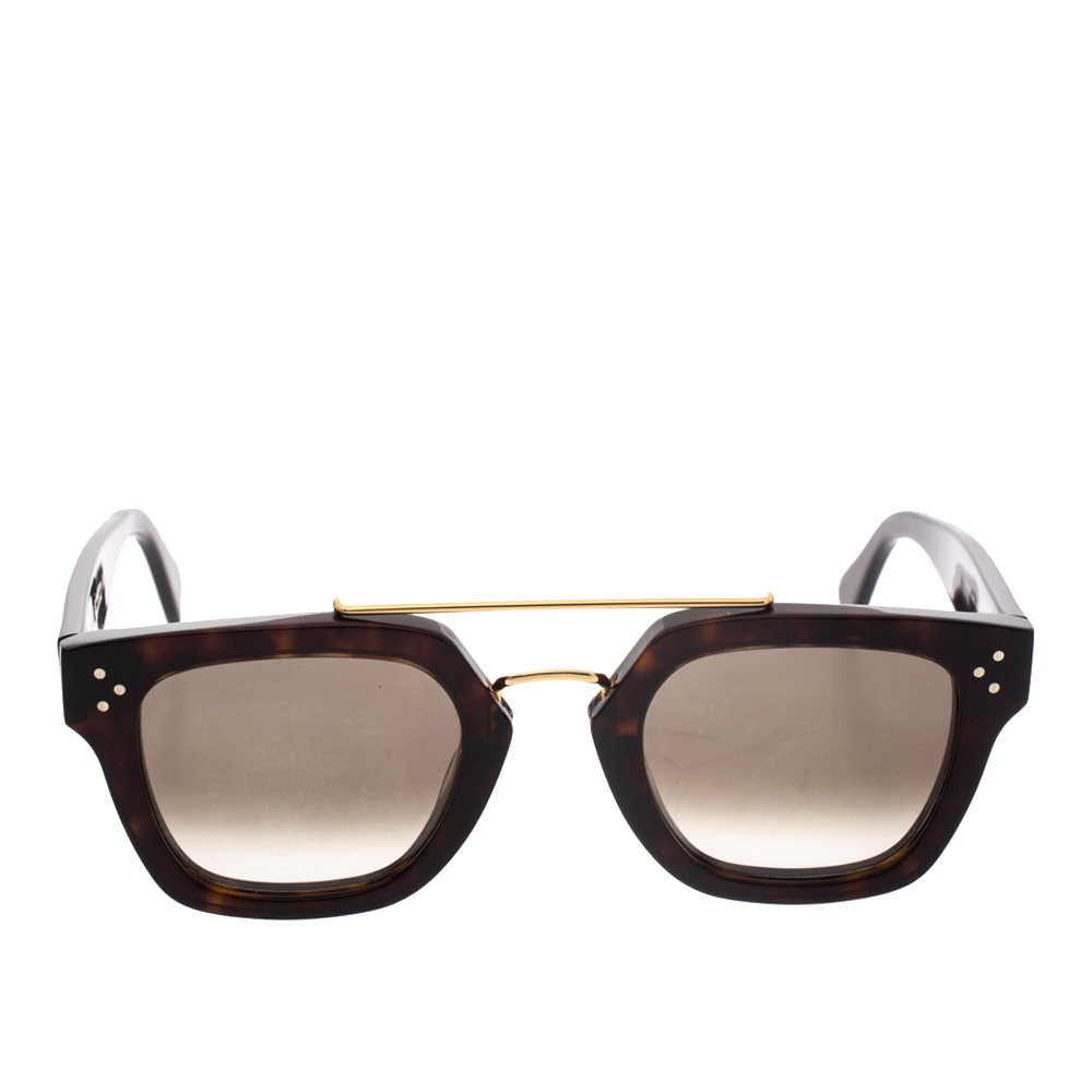 

Celine Dark Brown Gradient CL41077/S Double Bridge Sunglasses