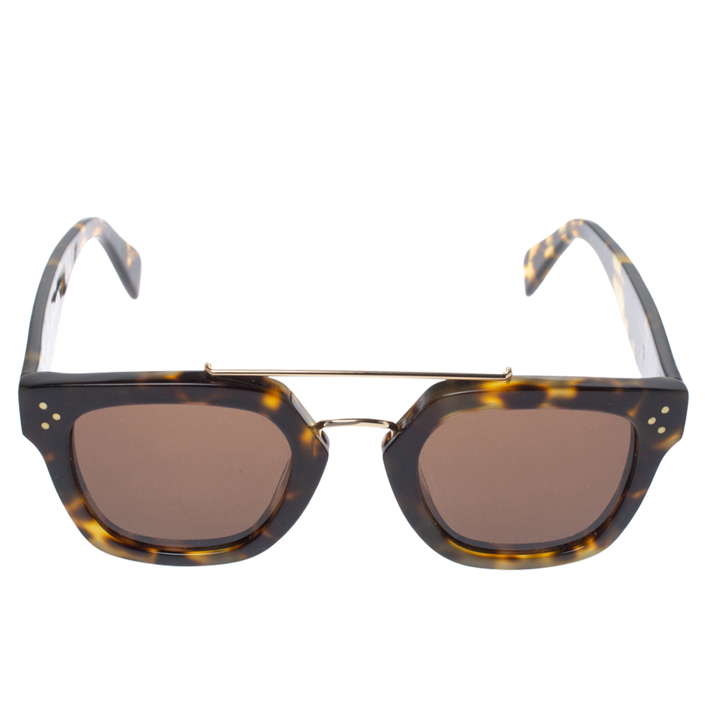 

C÷line Brown Havana /Brown CL 41077/S Bridge Square Sunglasses