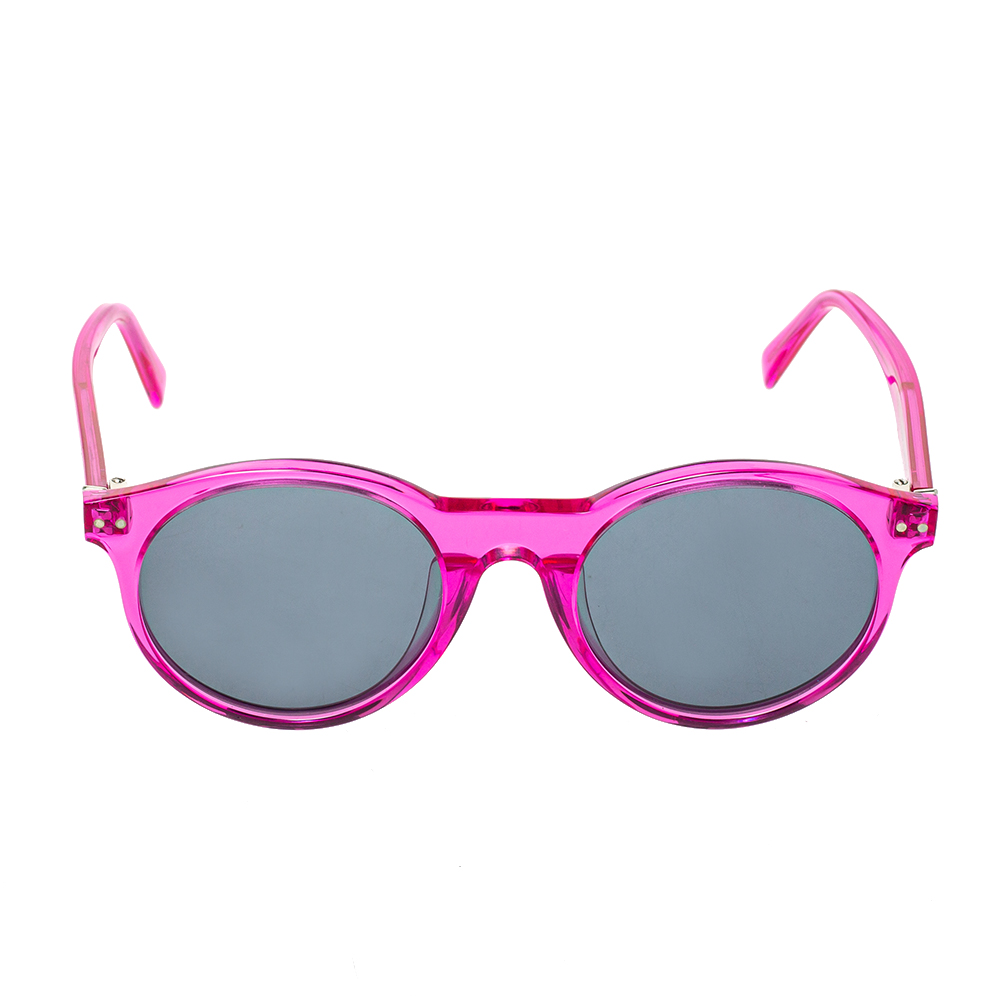 

Celine Transparent Fuchsia/Grey CL40010U Round Sunglasses