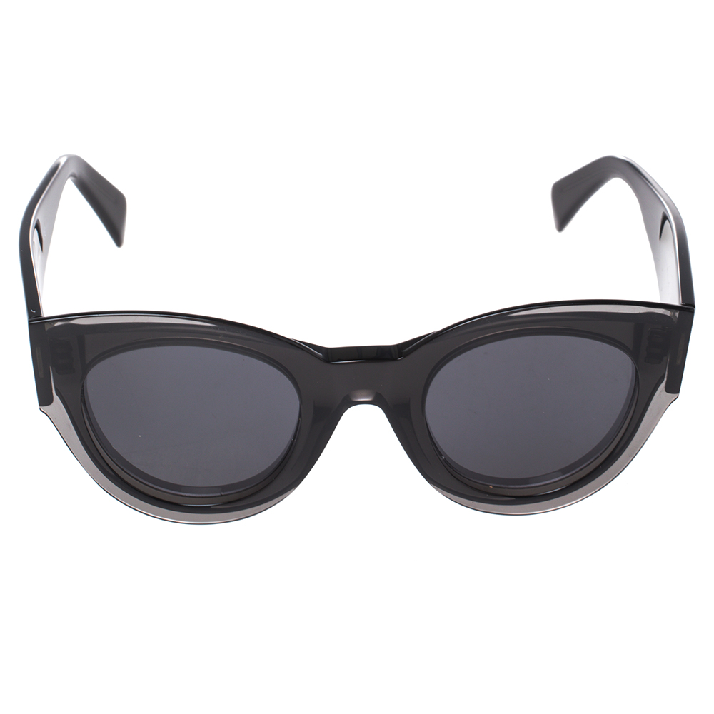 

Celine Black/Grey CL 41447/S Cat Eye Sunglasses