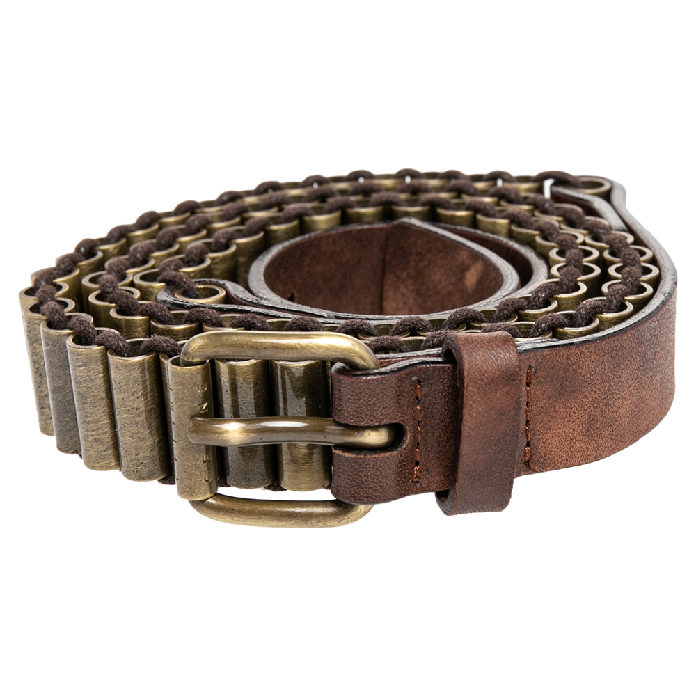 

Celine Brown Metal And Leather Waist Belt