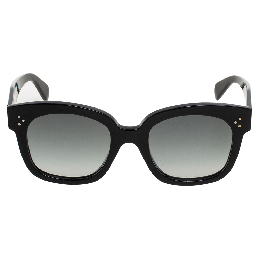 

Celine Black Acetate S002 Oversized Sunglasses