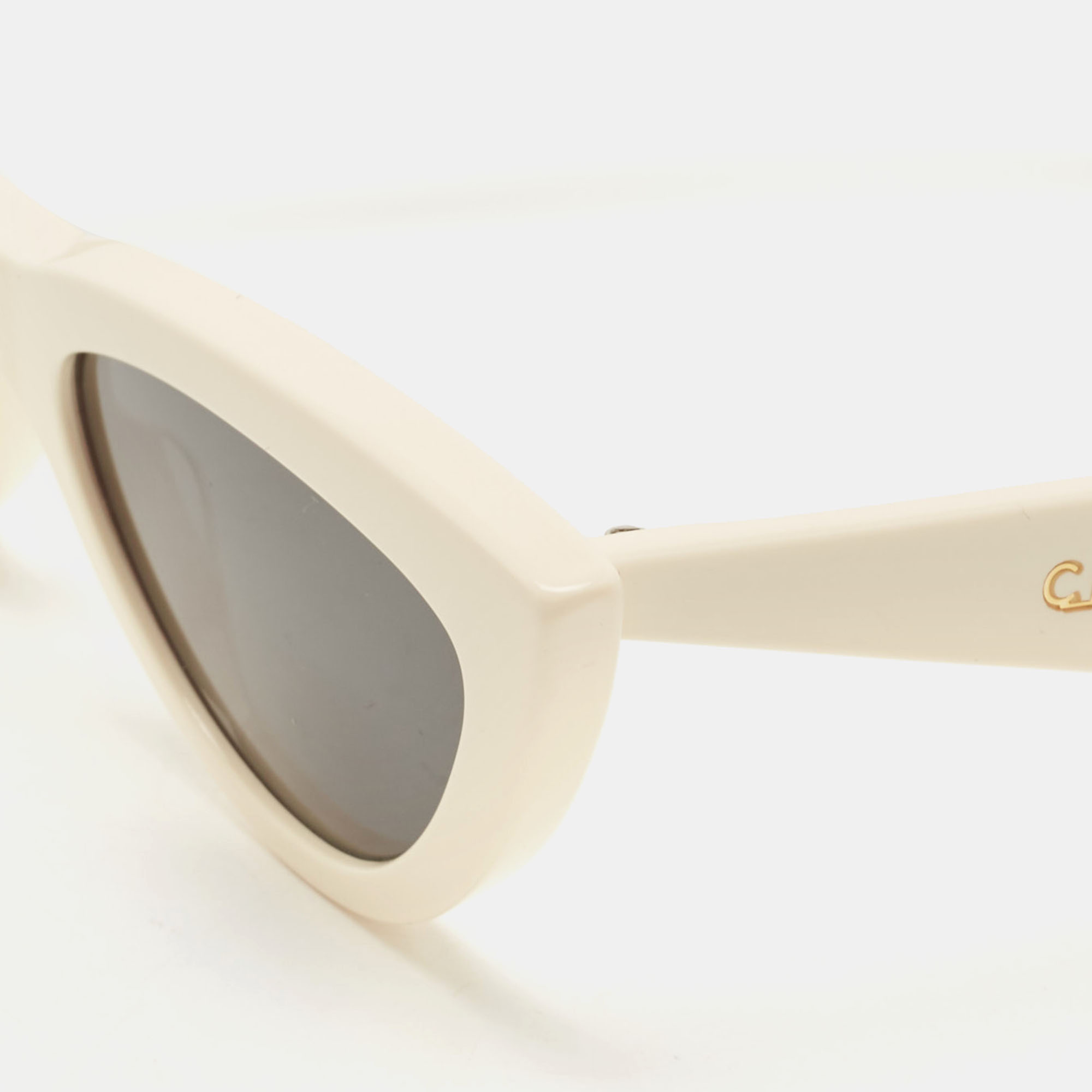 

Celine Cream Acetate Cat Eye Sunglasses