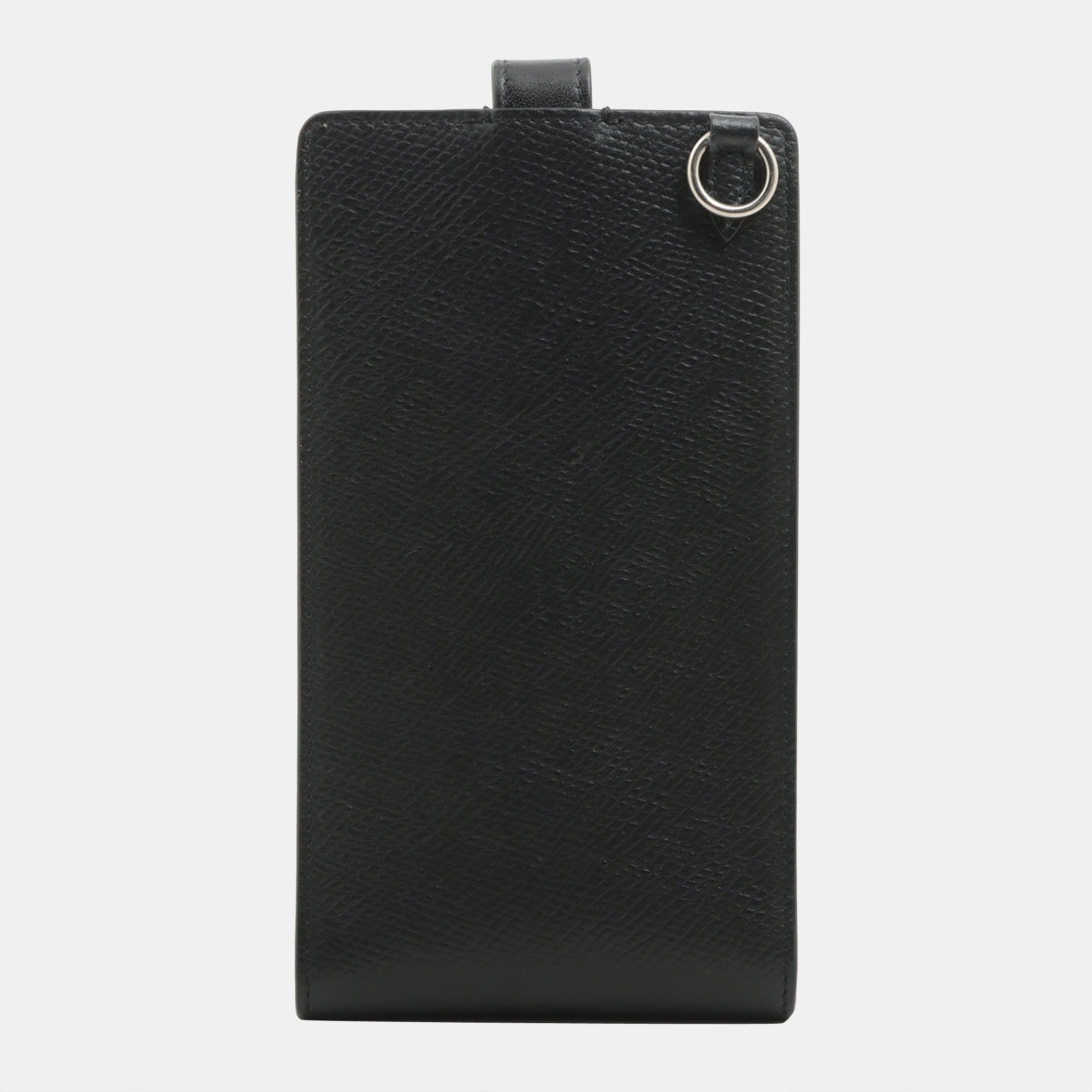

CELINE Leather Mobile phone cover Black