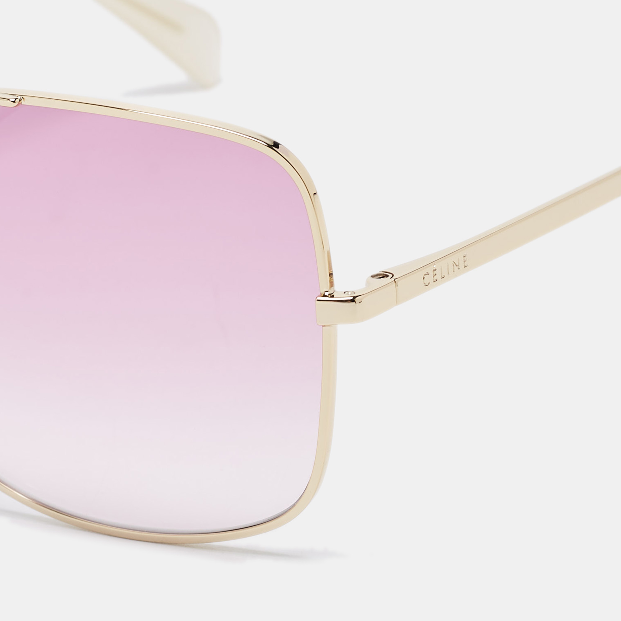 

CELINE Purple/Gold Gradient CL41808/S Square Sunglasses