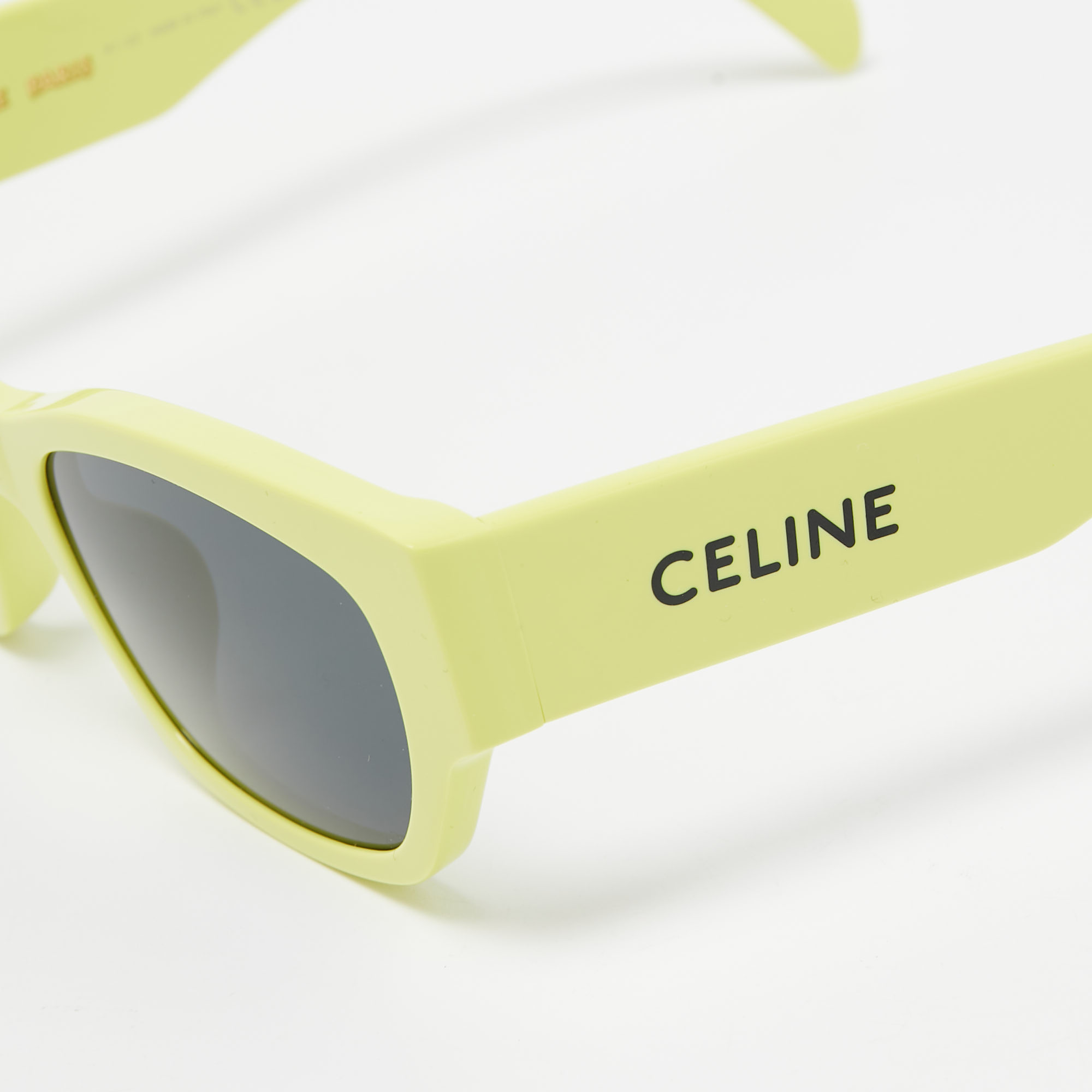 

Celine Lime/Black CL40197U Square Sunglasses, Green