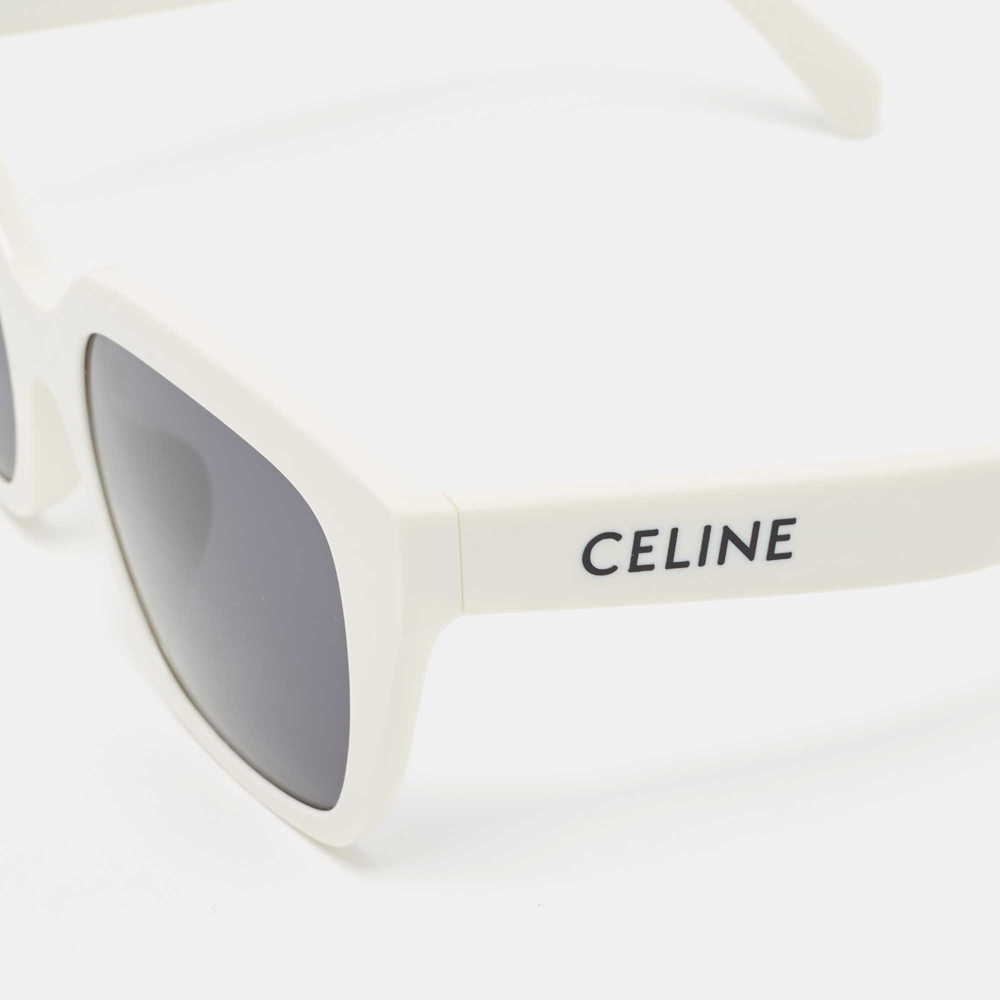 

Celine White/Black CL40198F Square Sunglasses