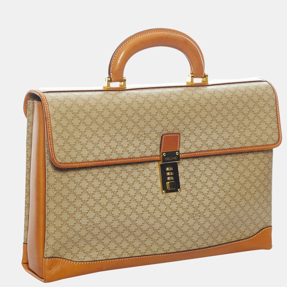 

Celine Beige/Brown Macadam Business Bag