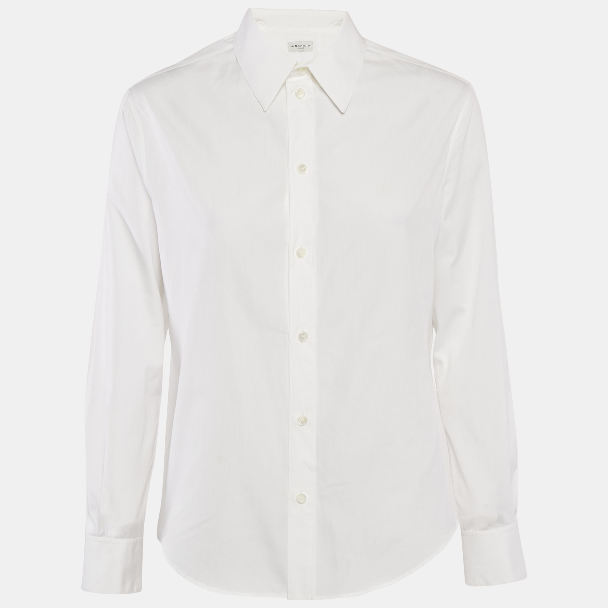 

Celine White Cotton Button Front Shirt M