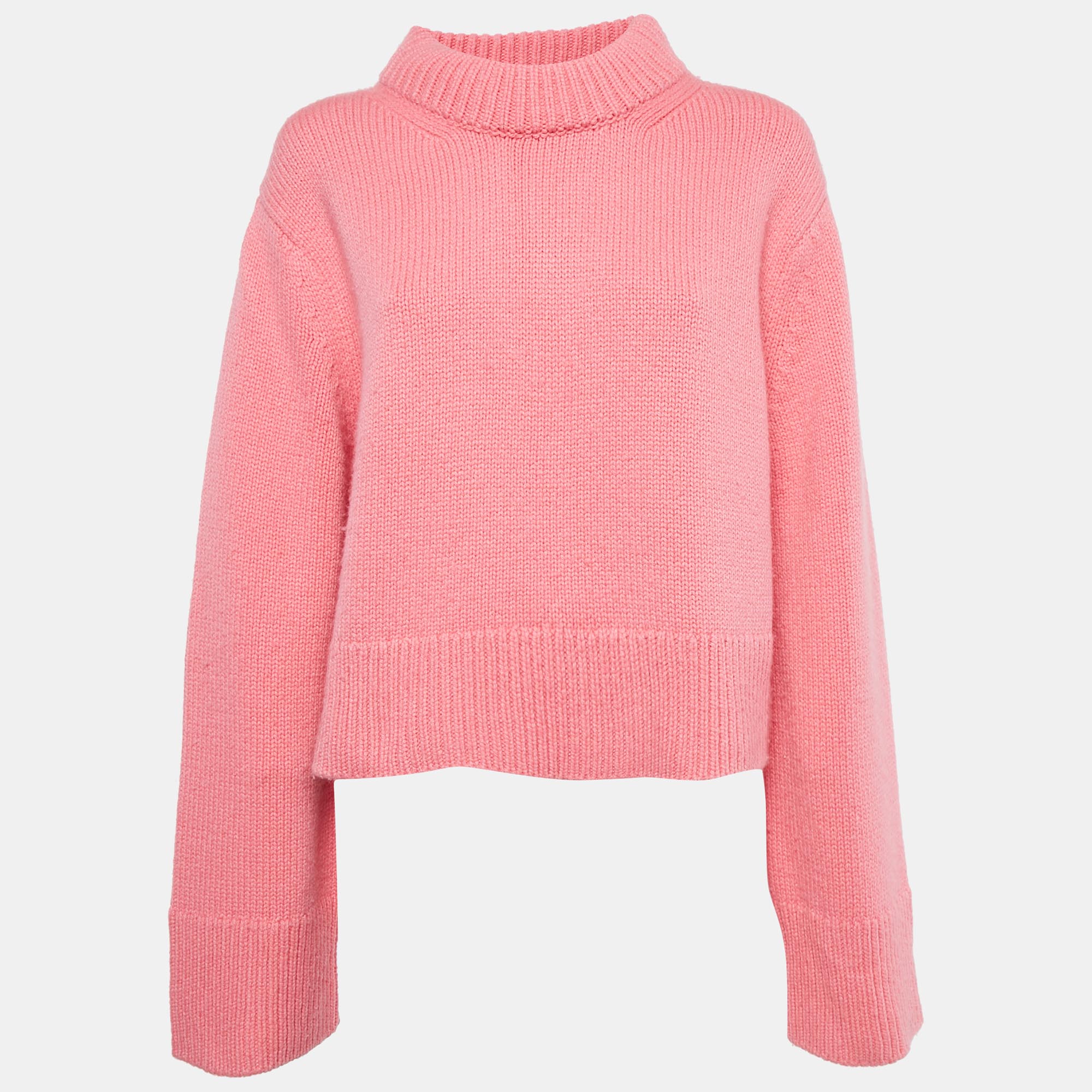 

Celine Pink Cashmere Long Sleeve Sweater XS