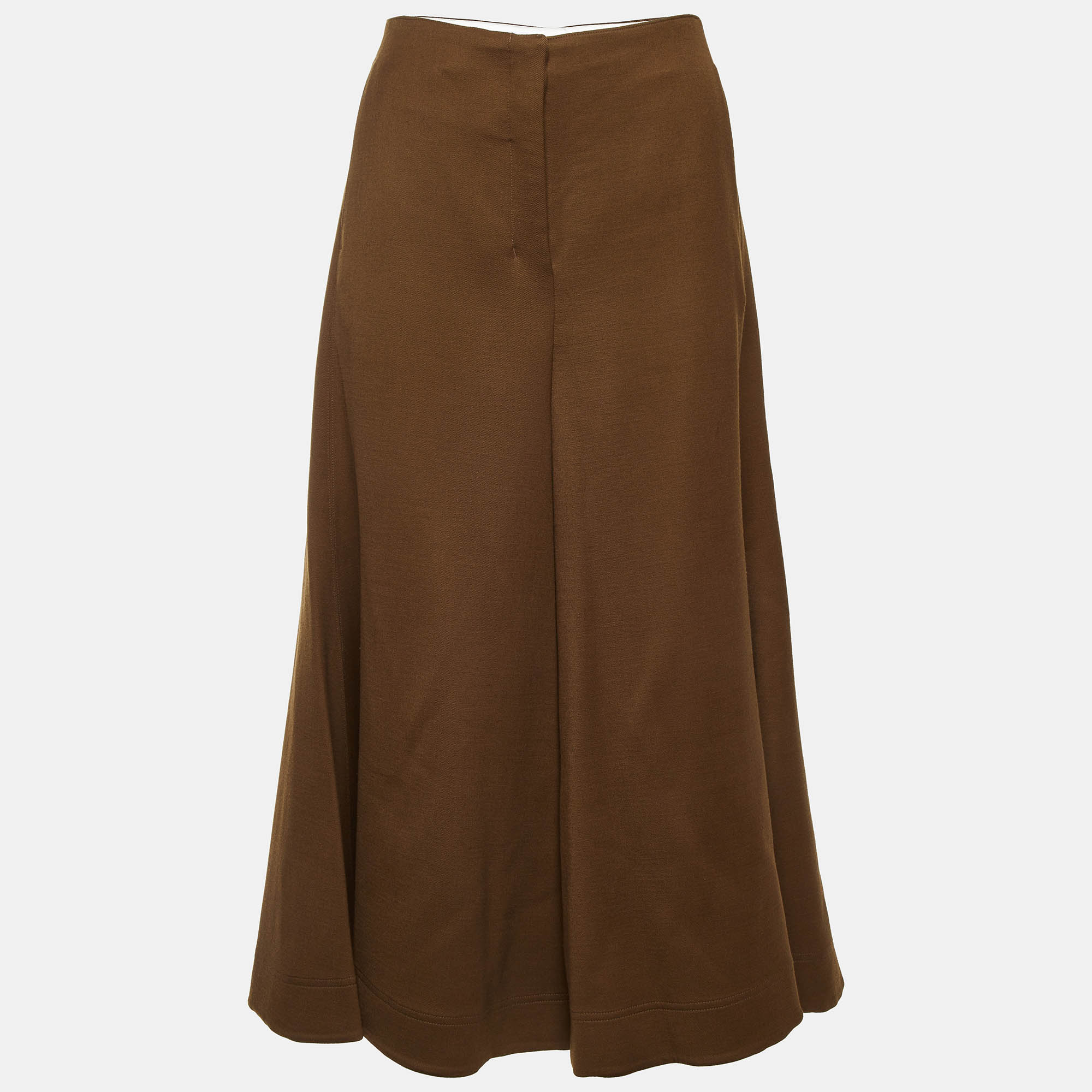 

Celine Brown Wool Blend Gabardine Culottes M