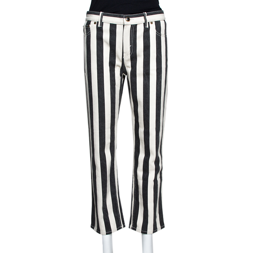 celine striped trousers