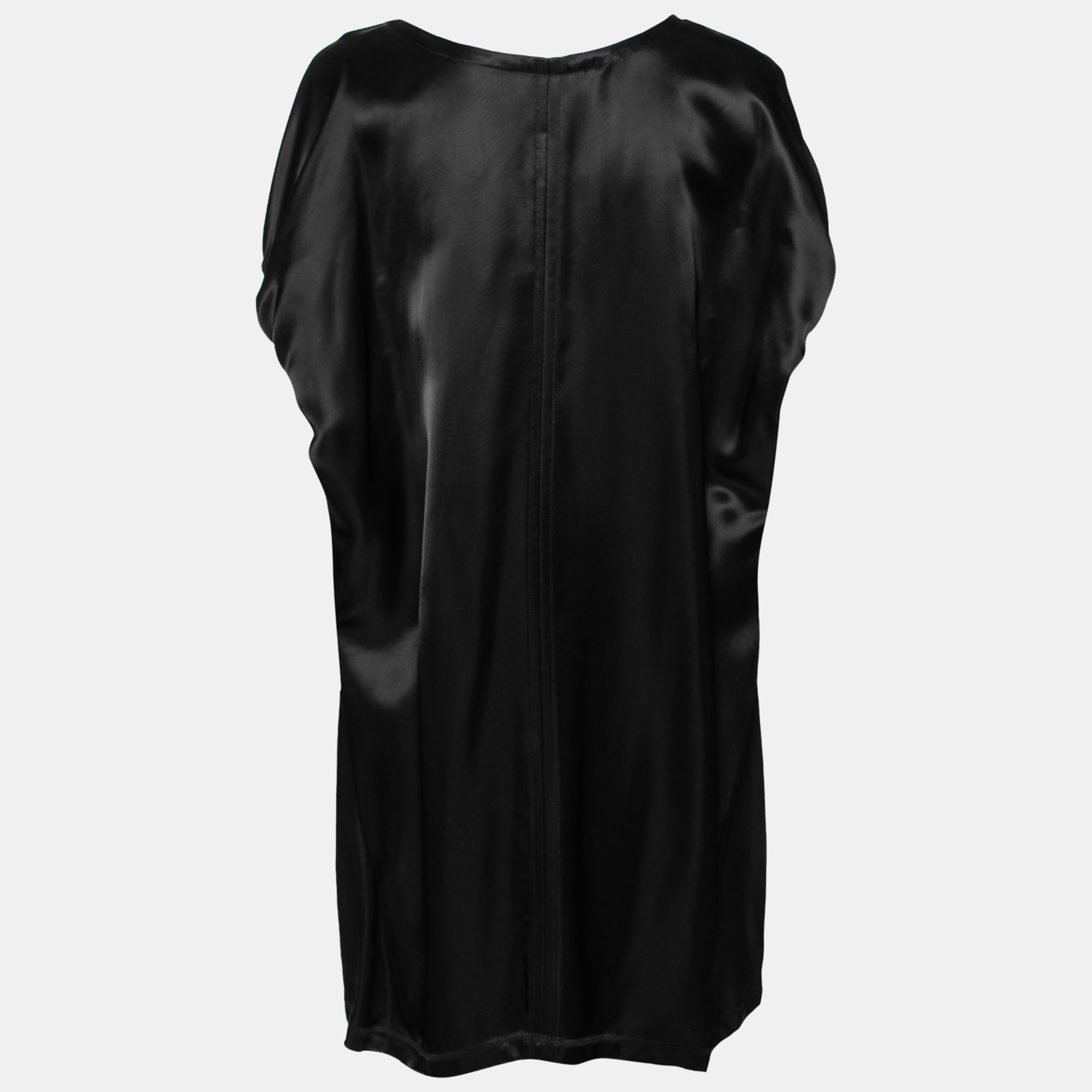 

Celine Black Satin Oversized Dress