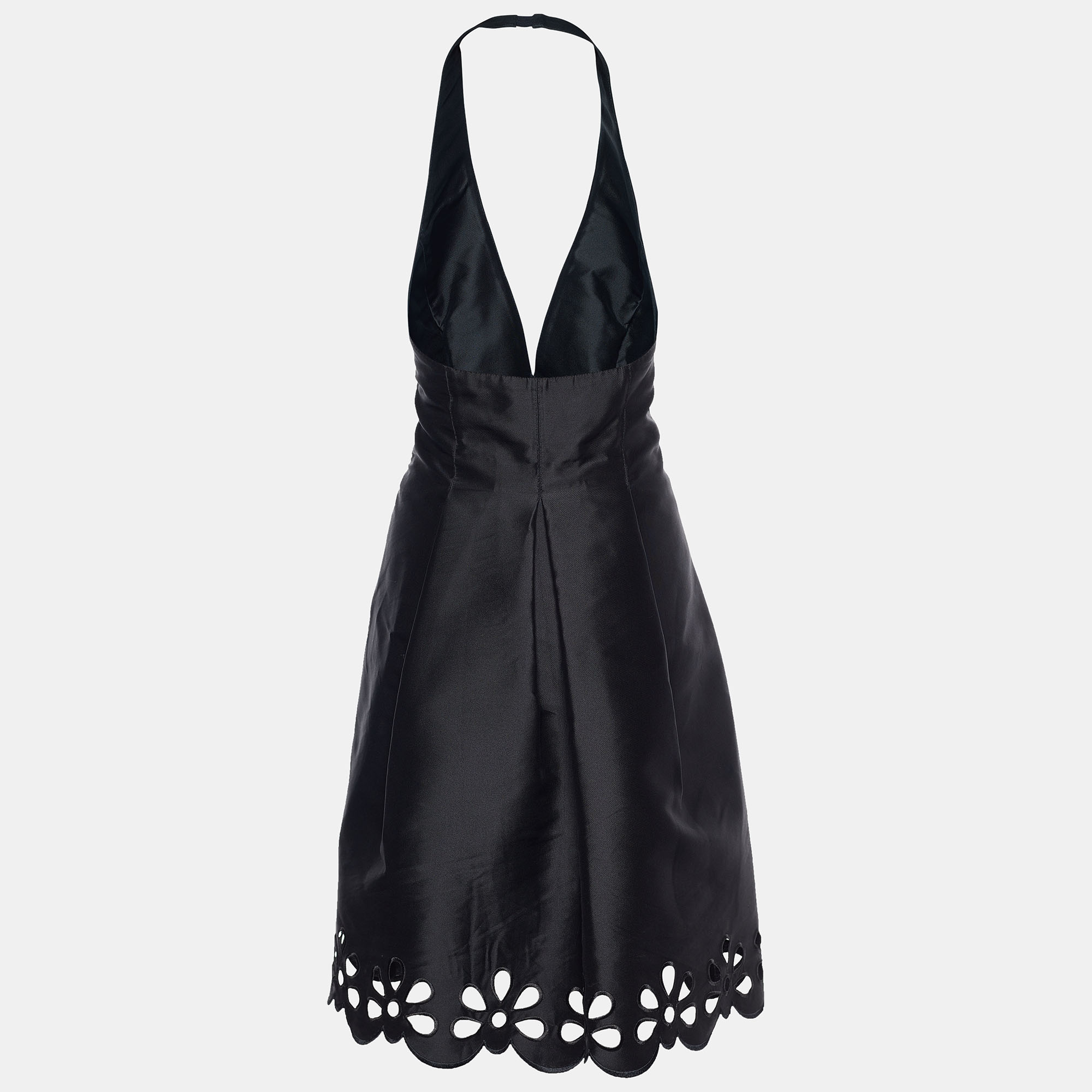 

Celine Vintage Black Silk Halter Dress & Jacket Set L