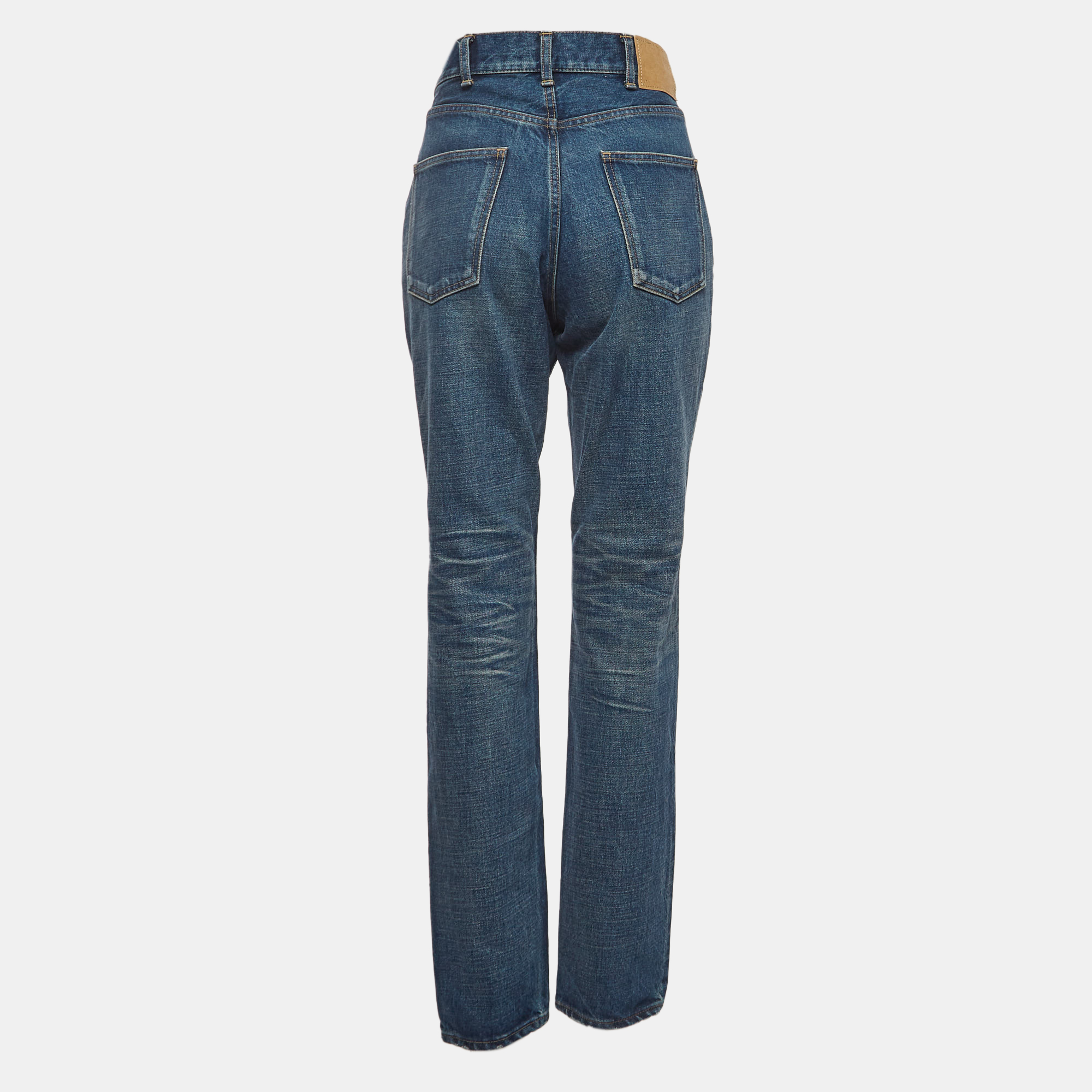 

Celine Blue Denim Straight Leg Jeans  Waist 31