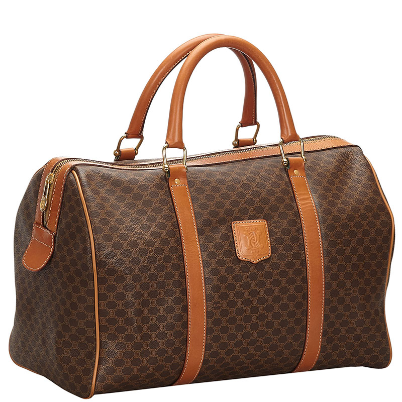 

Celine Brown Macadam PVC Duffle Bag