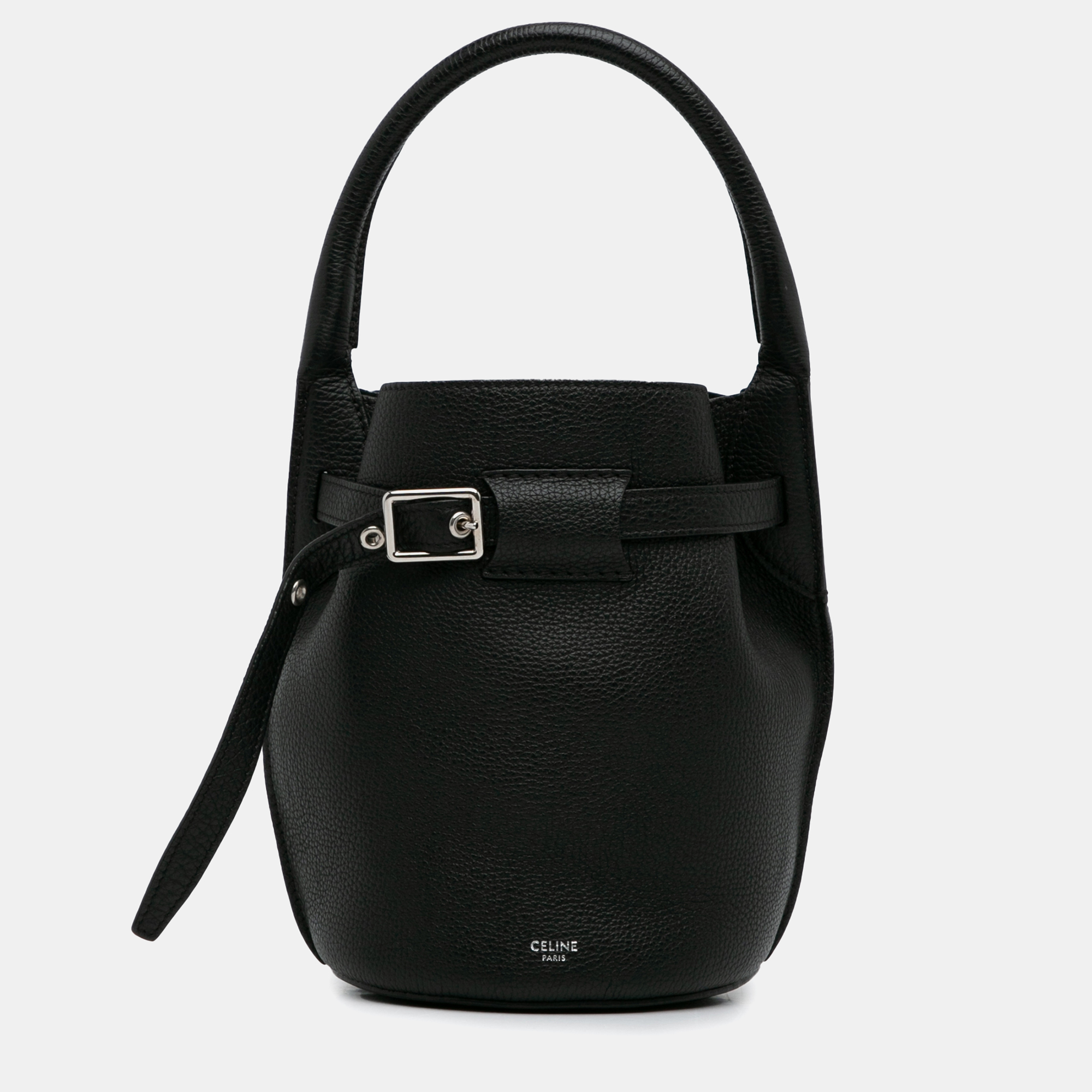 Pre-owned Celine Nano Big Bucket Bag In Black