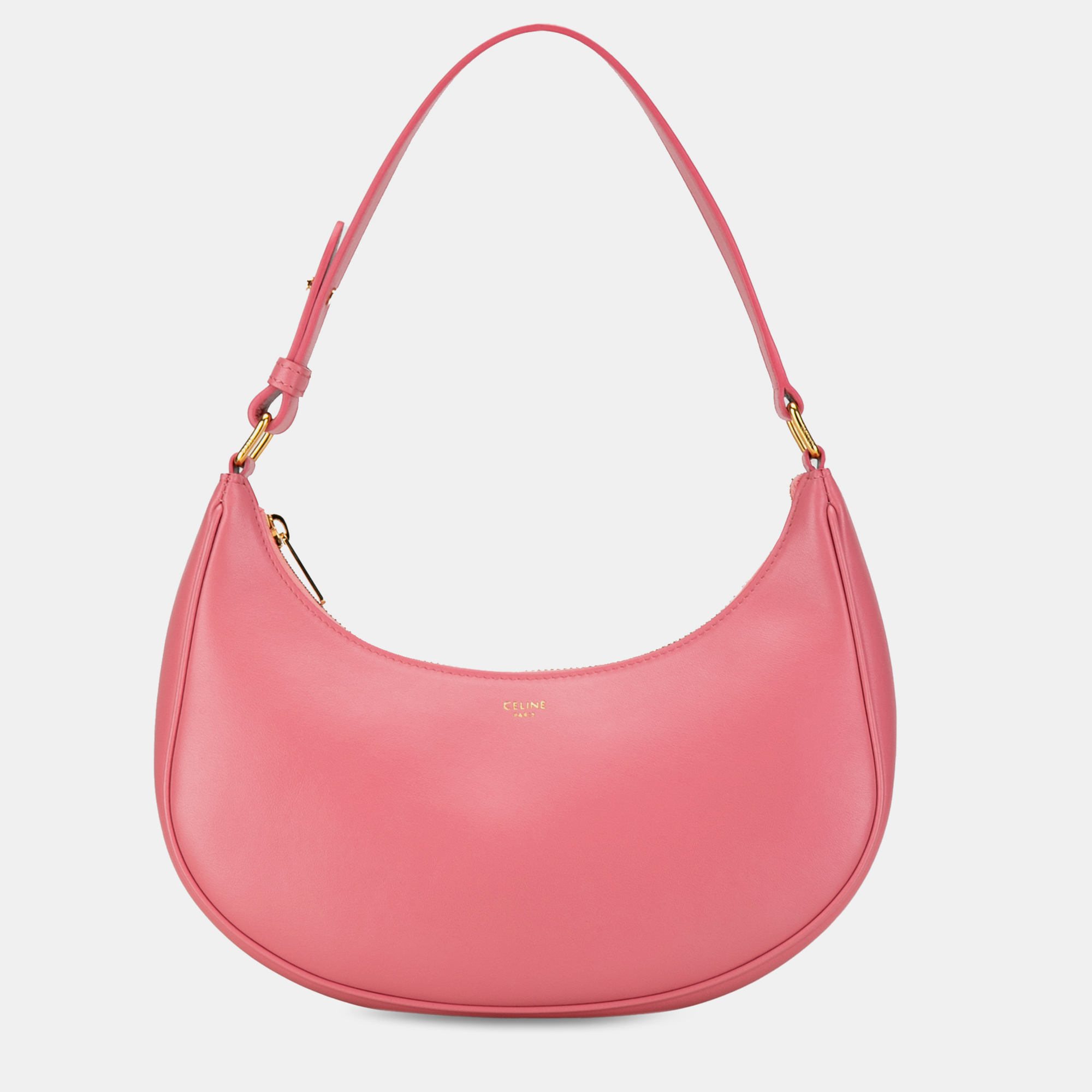 Pre-owned Celine Leather Ava Shoulder Bag In Pink