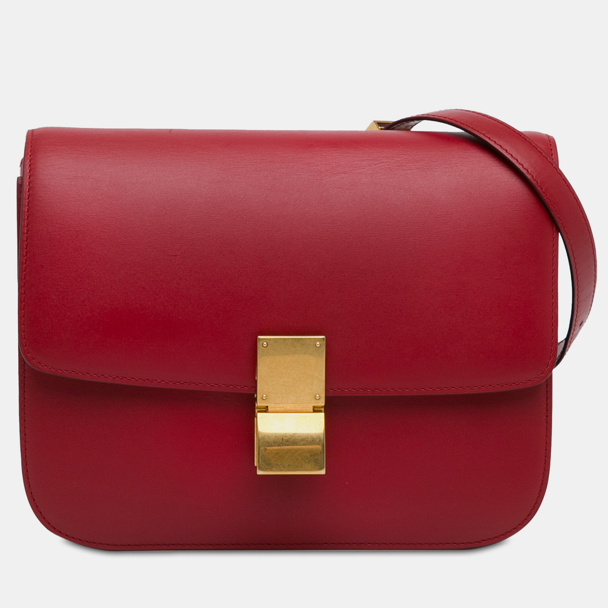 

Celine Medium Classic Box, Red