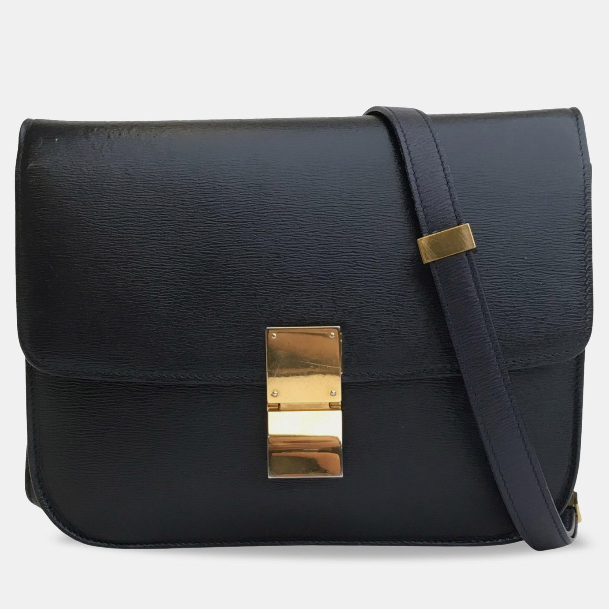 

Celine Medium Classic Box, Navy blue