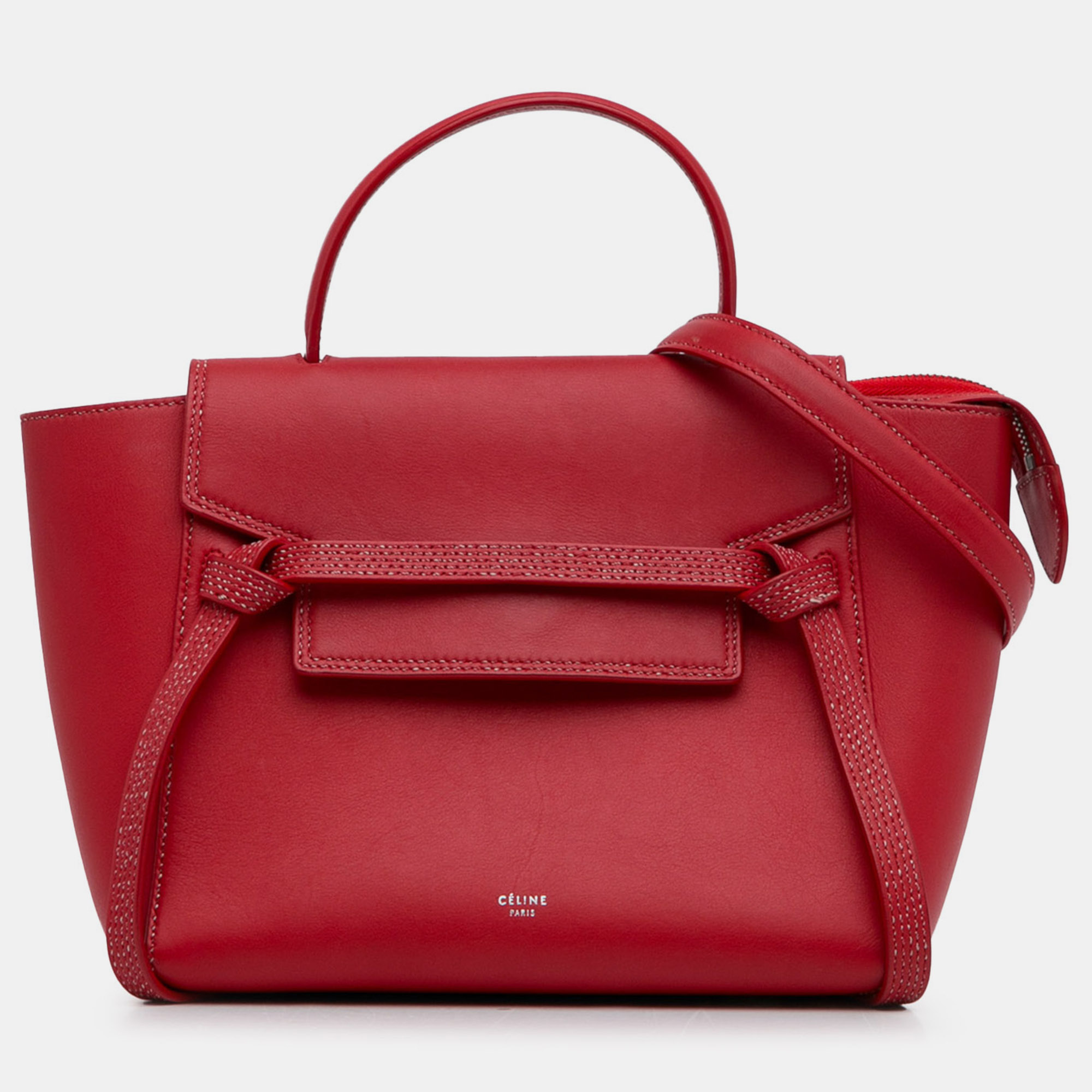 

Celine Mini Belt Bag, Red