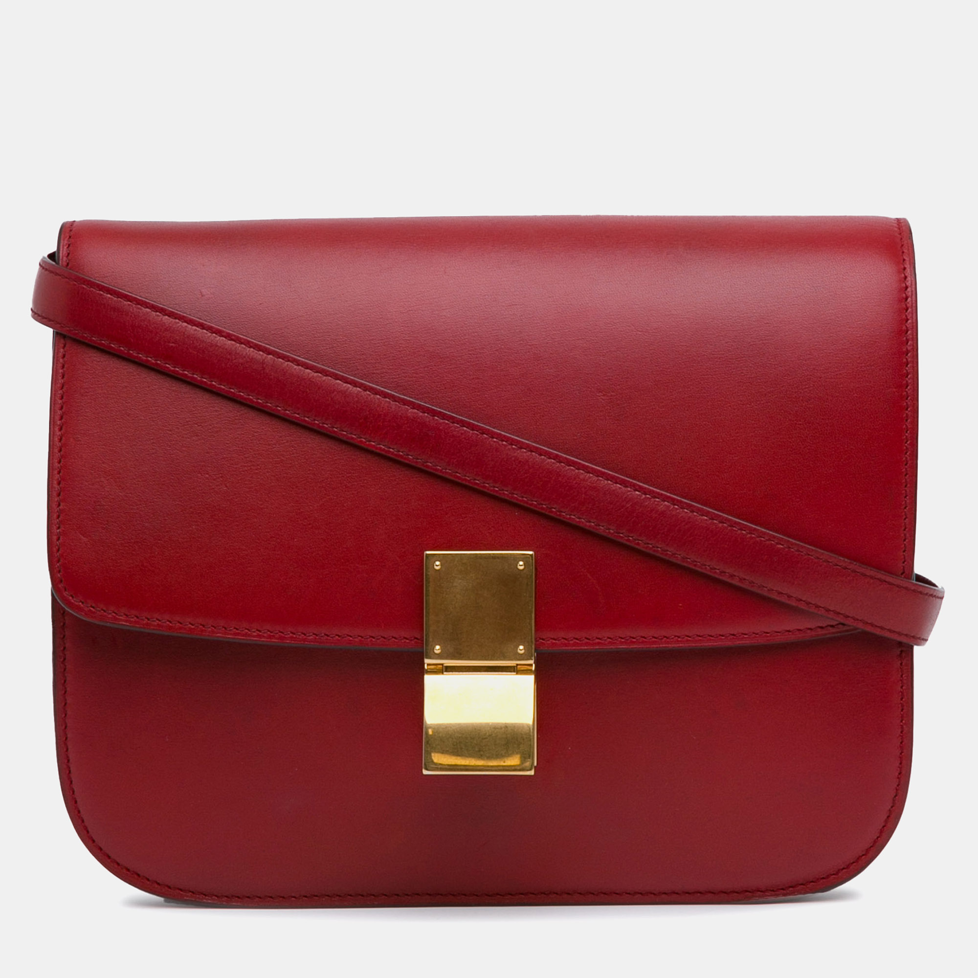 

Celine Medium Classic Box, Red