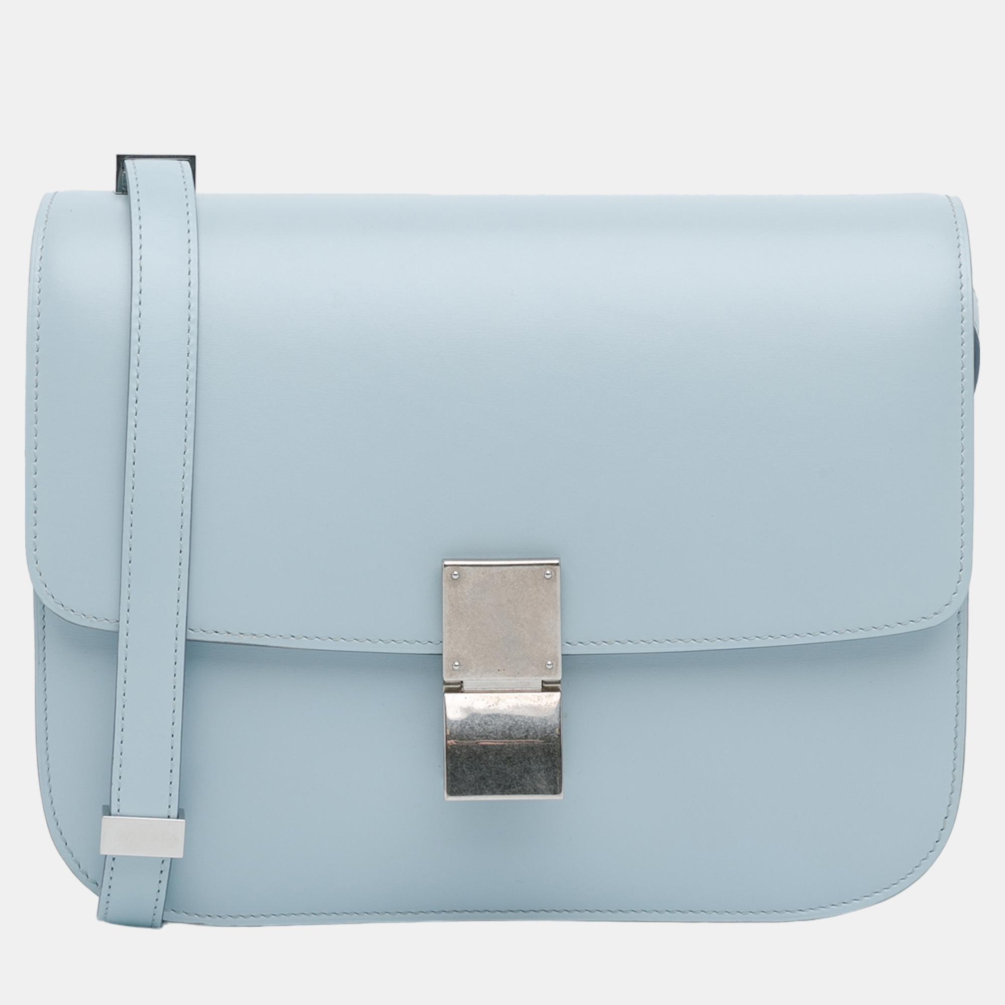 Pre-owned Celine Blue Medium Classic Box