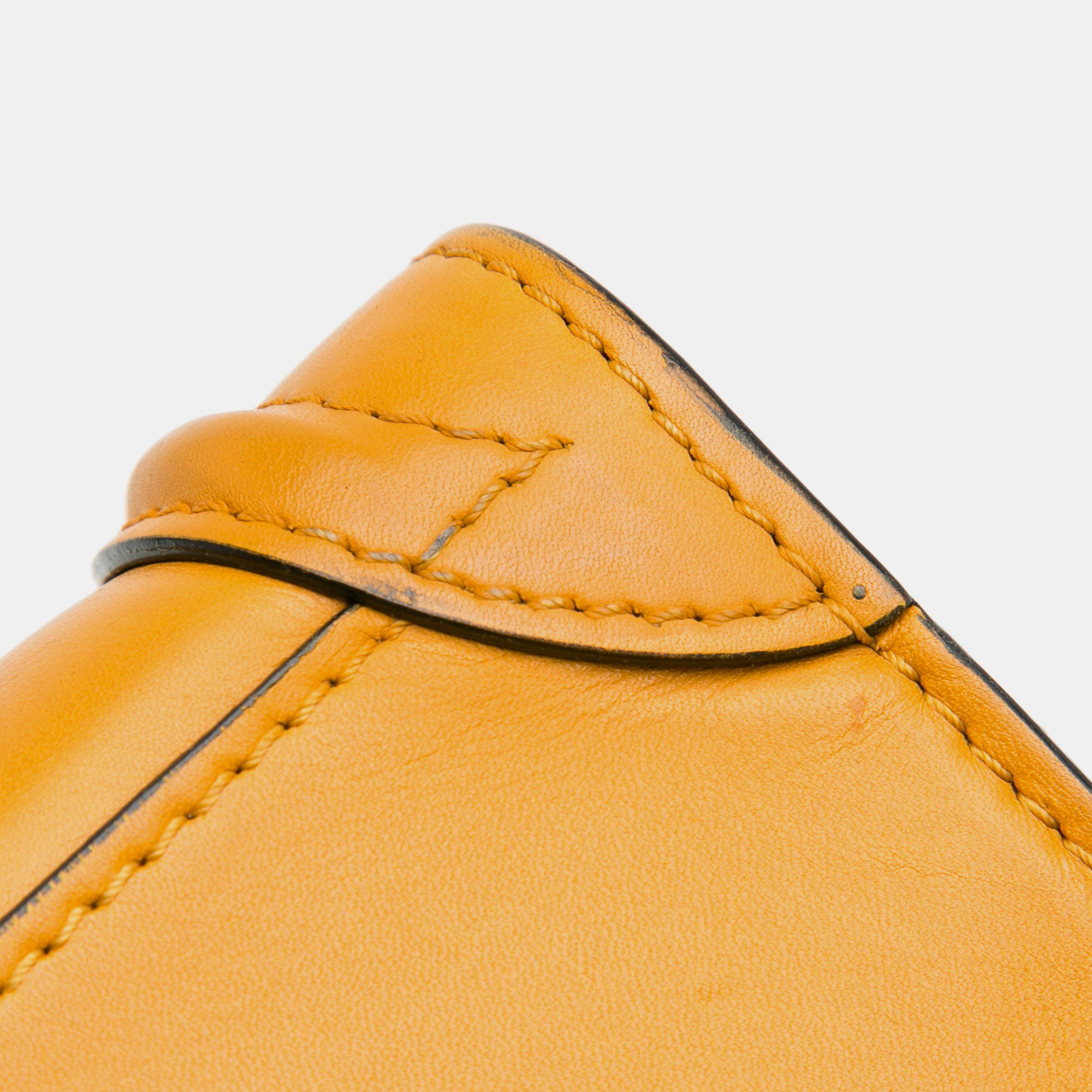 Celine Bicolor Leather Nano Luggage Tote Bag 