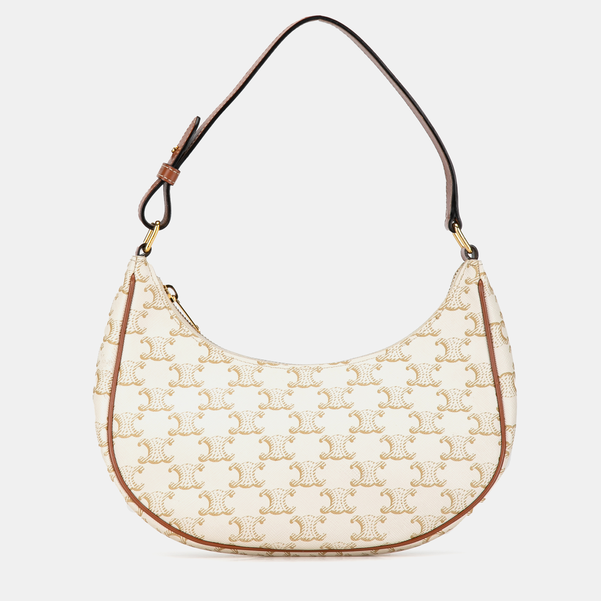 

Celine Ava Triomphe Shoulder Bag, Beige