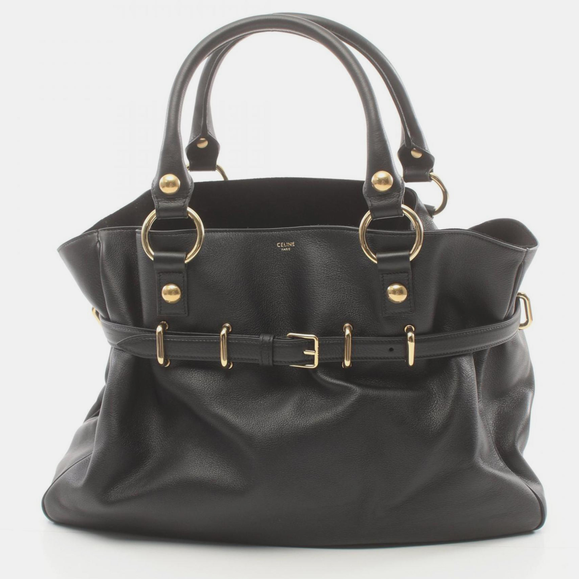 Pre-owned Celine Black Leather Medium Anita Shoulder Bag