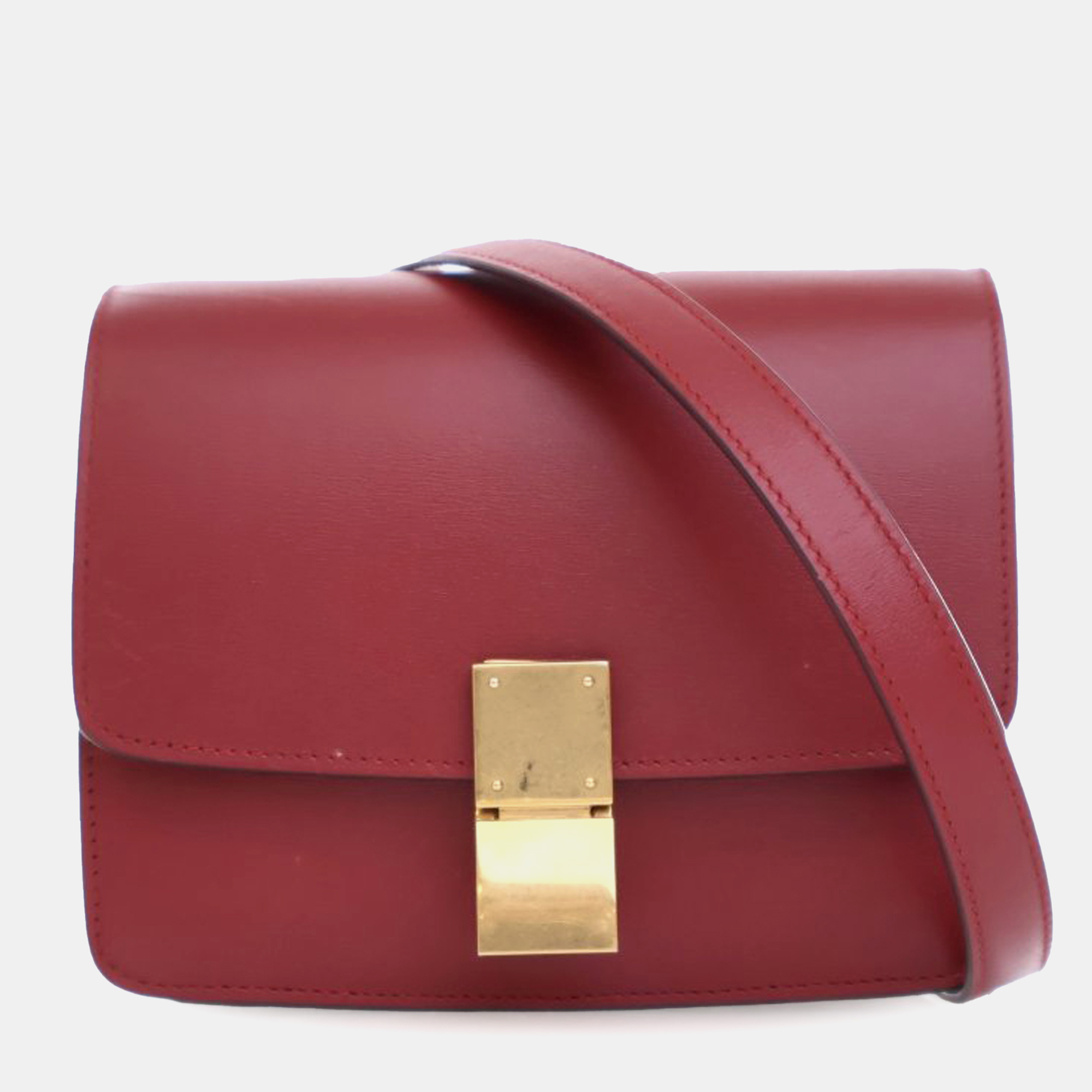 

Celine Small Classic Box Bag, Red