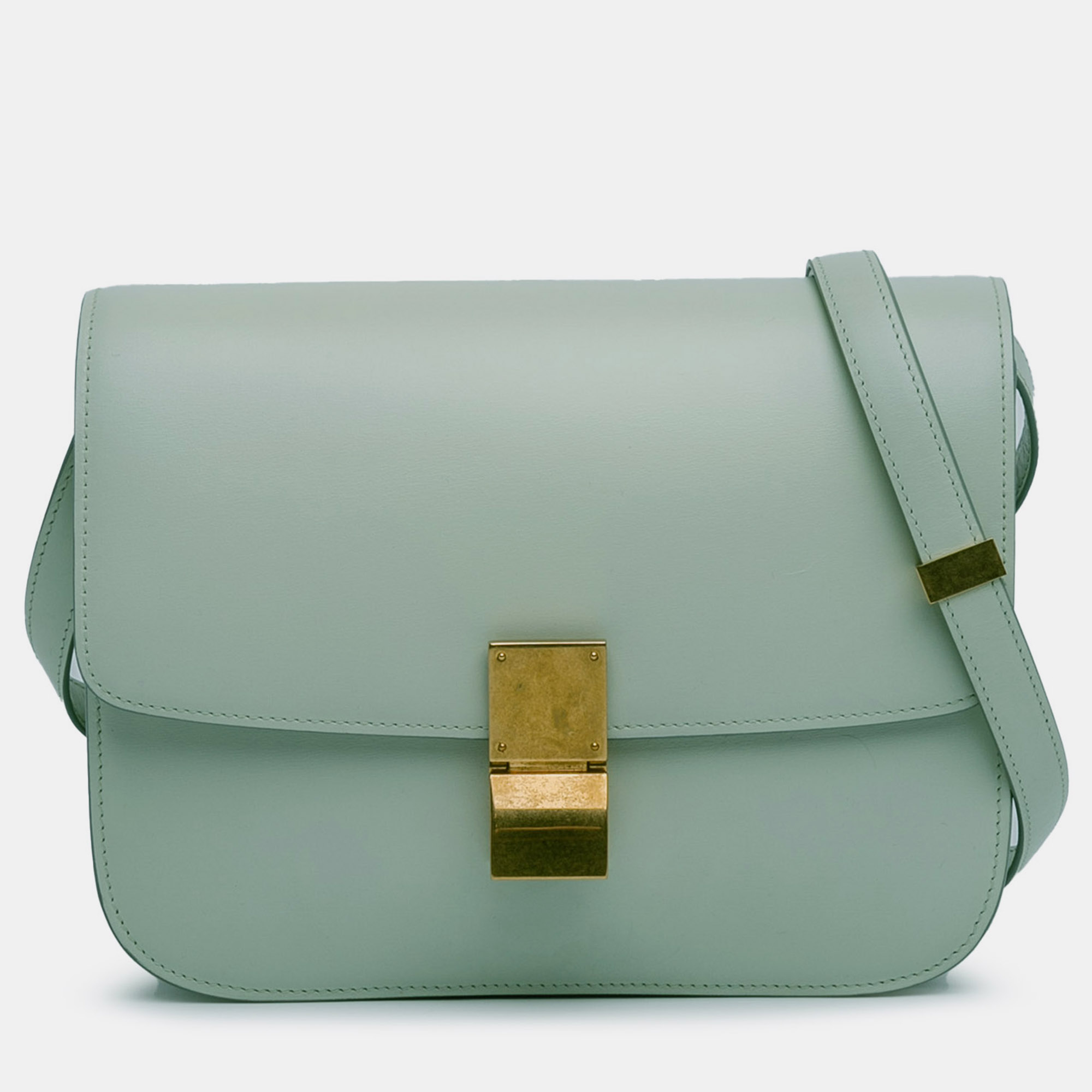 

Celine Medium Classic Box Bag, Green