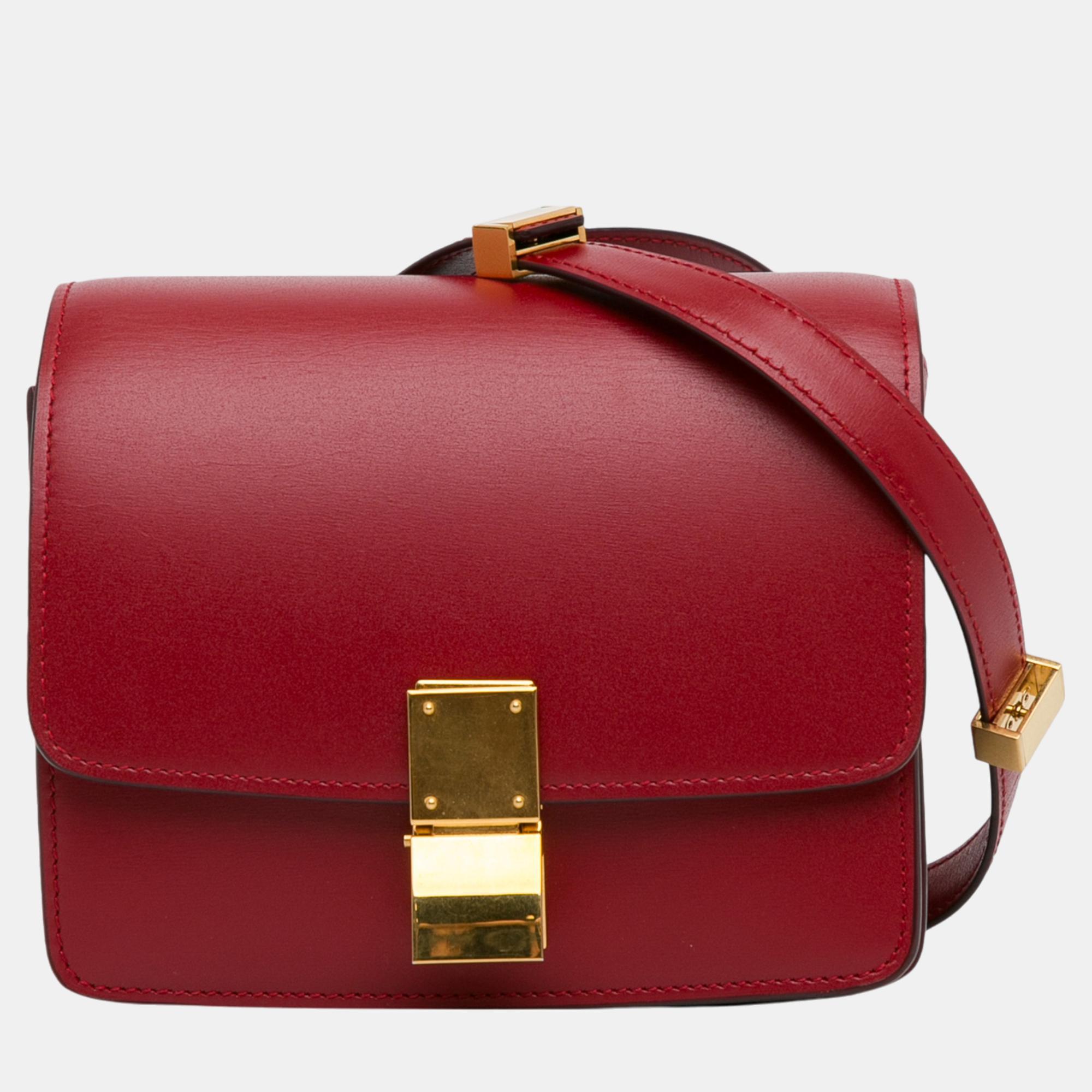 

Celine Red Small Classic Box