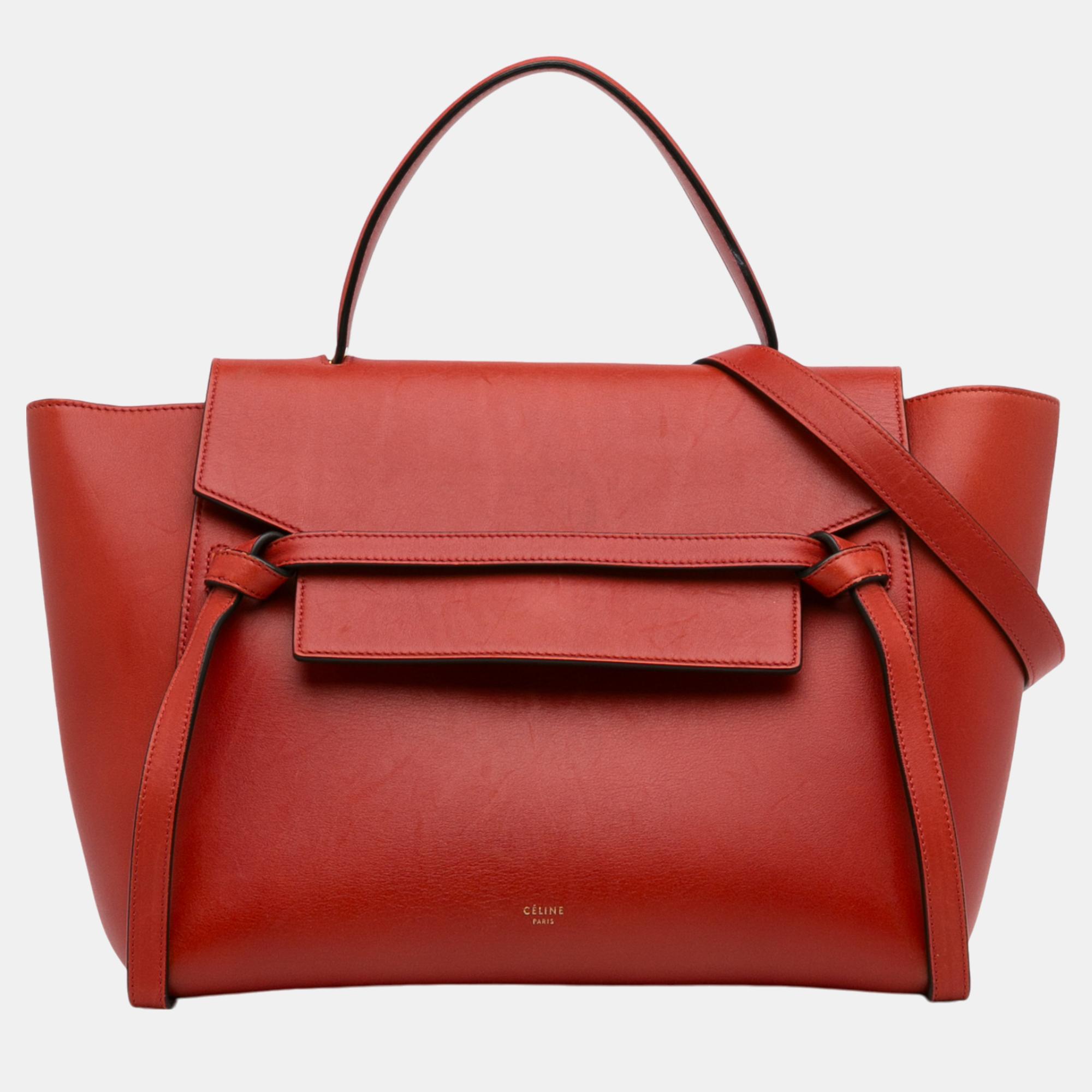 

Celine Red Mini Belt Bag
