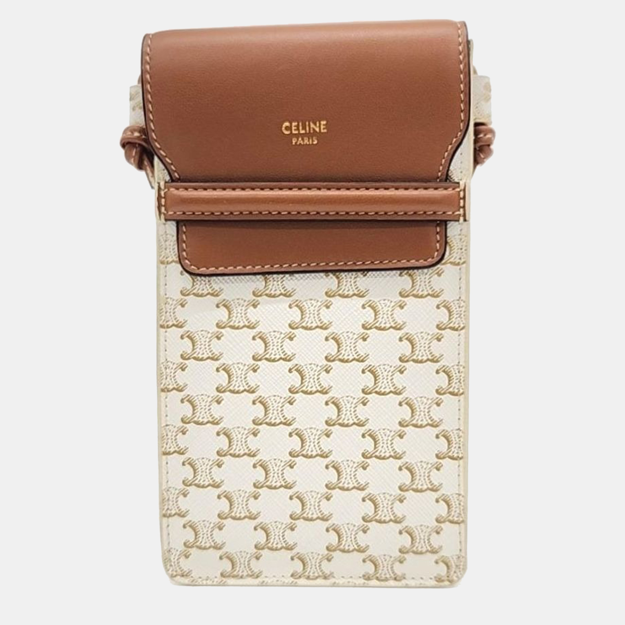 

Celine phone pouch Crossbody bag, Beige